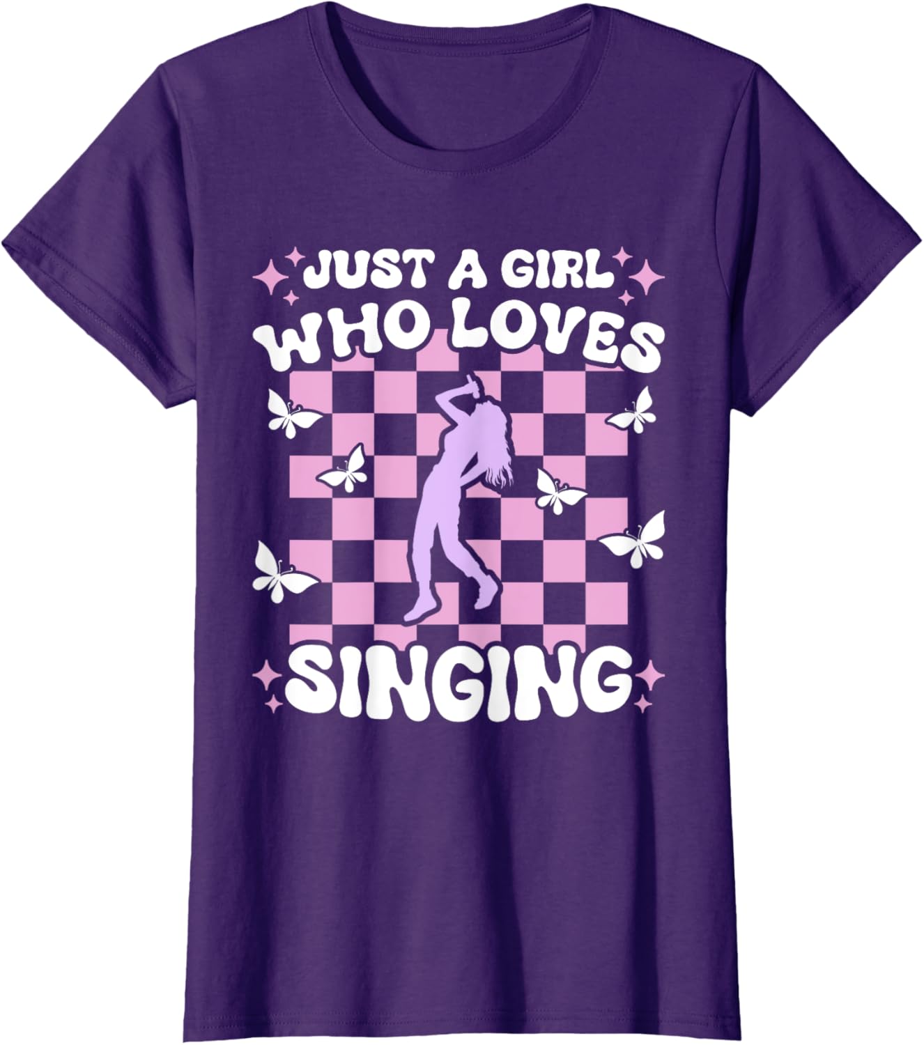 Just A Girl Who Loves Singing Girls T-Shirt for Music Lovers - 13