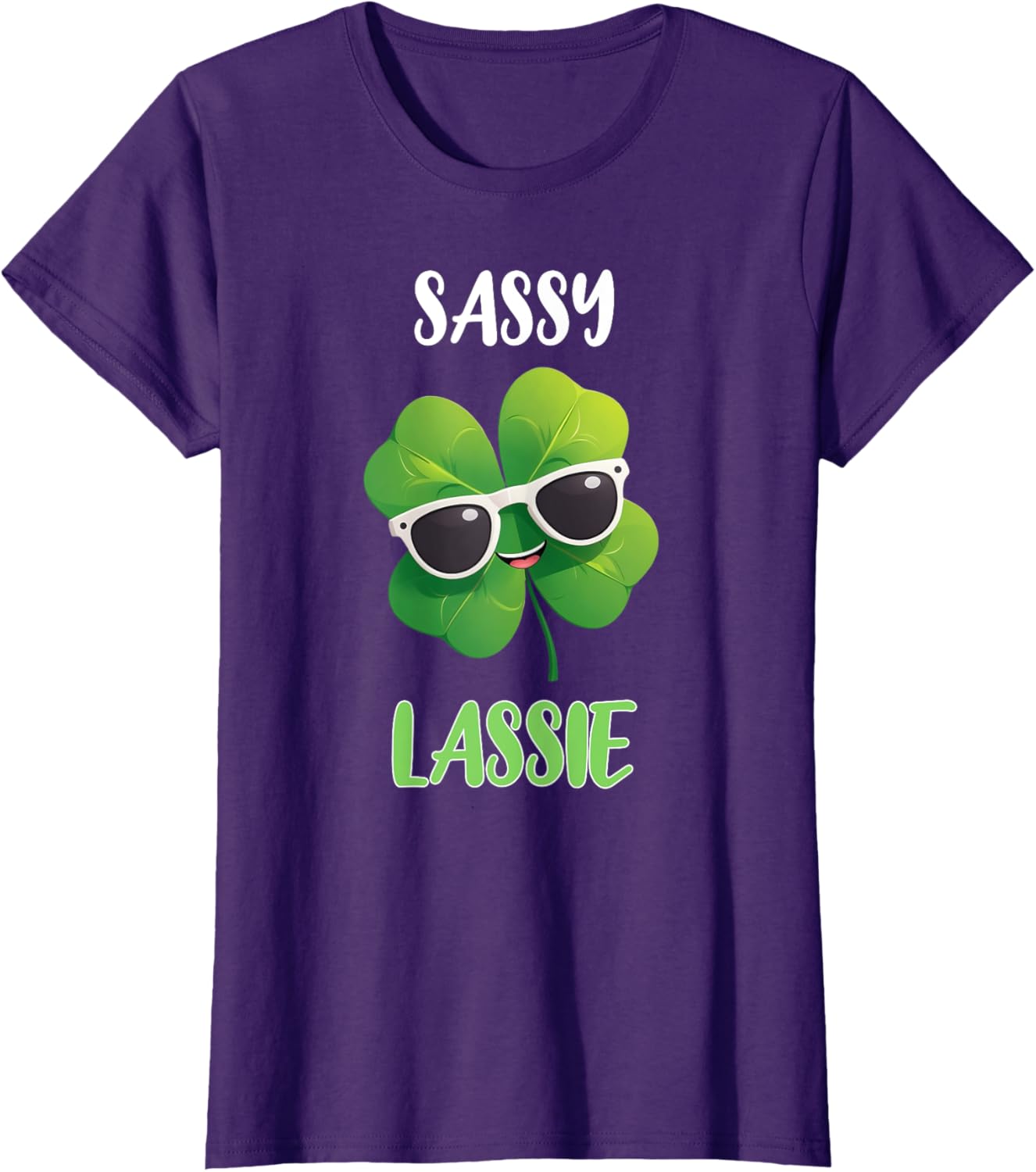 Funny Sassy Lassie St. Patrick's Day T-Shirt for Celebrating in Style - 6