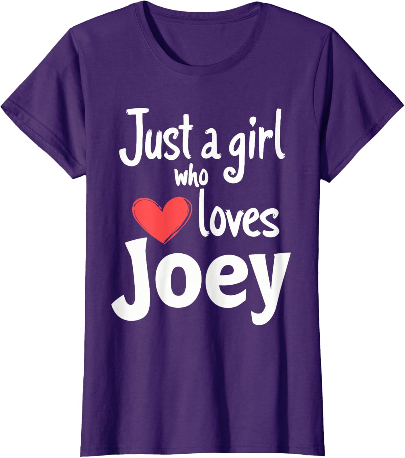 Just A Girl Who Loves Joey T-Shirt Cute and Stylish Apparel for Fans - 11