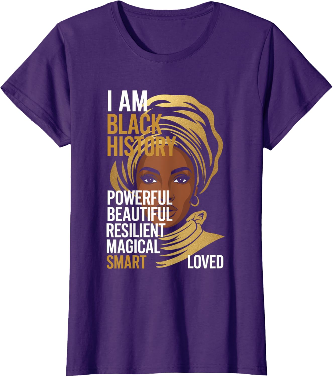Empowering Black Women Girls T-Shirt for Black History Month Celebration - 11