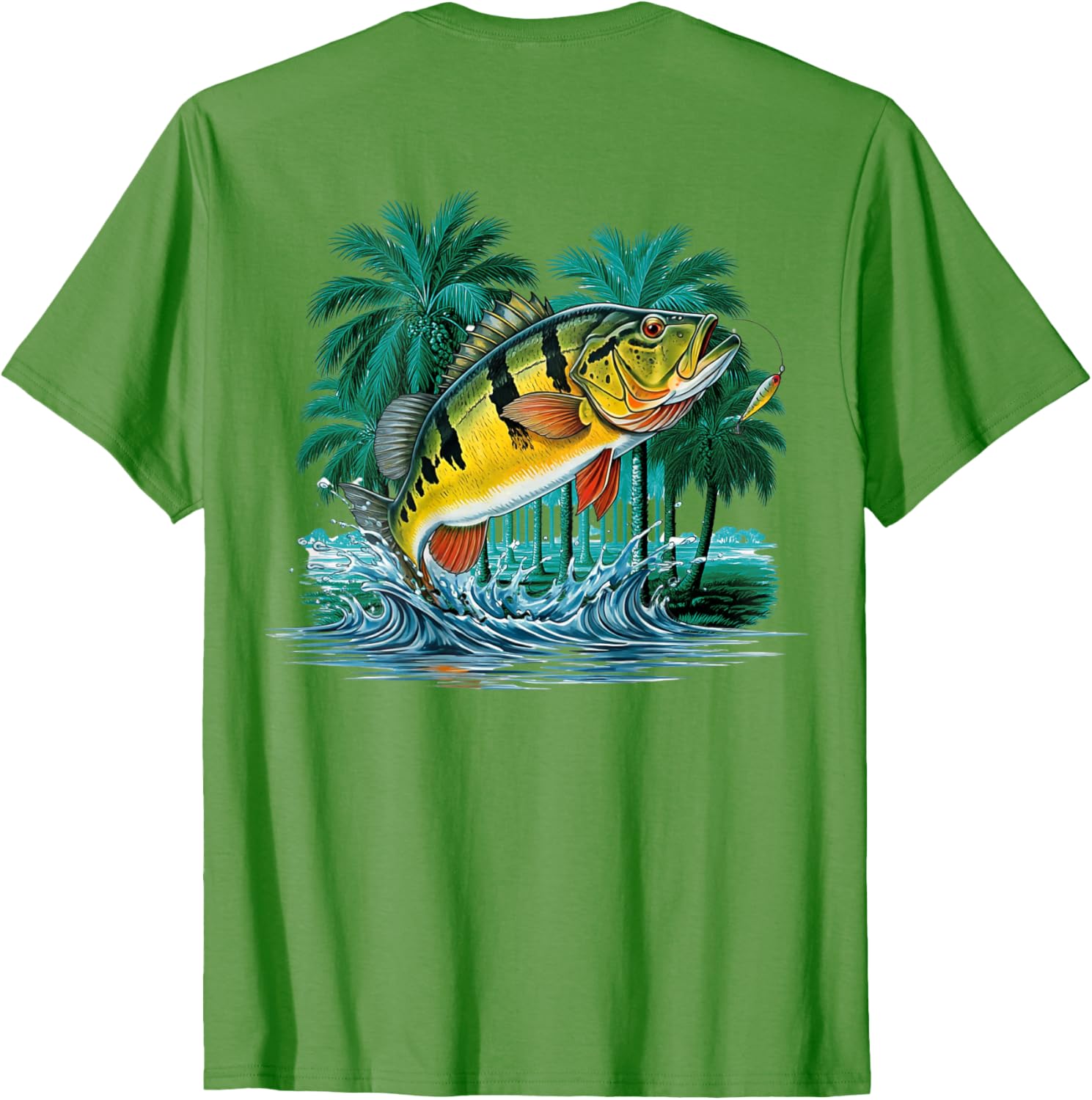 Peacock Bass Jungle Fishing T-Shirt for Outdoor Adventure Lovers - 11