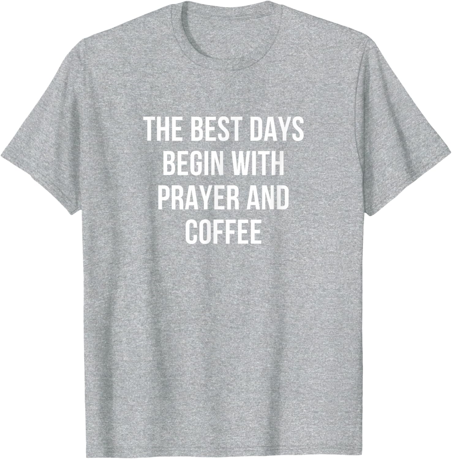 Inspiring Prayer and Coffee T-Shirt for a Positive Start to Your Day - 3