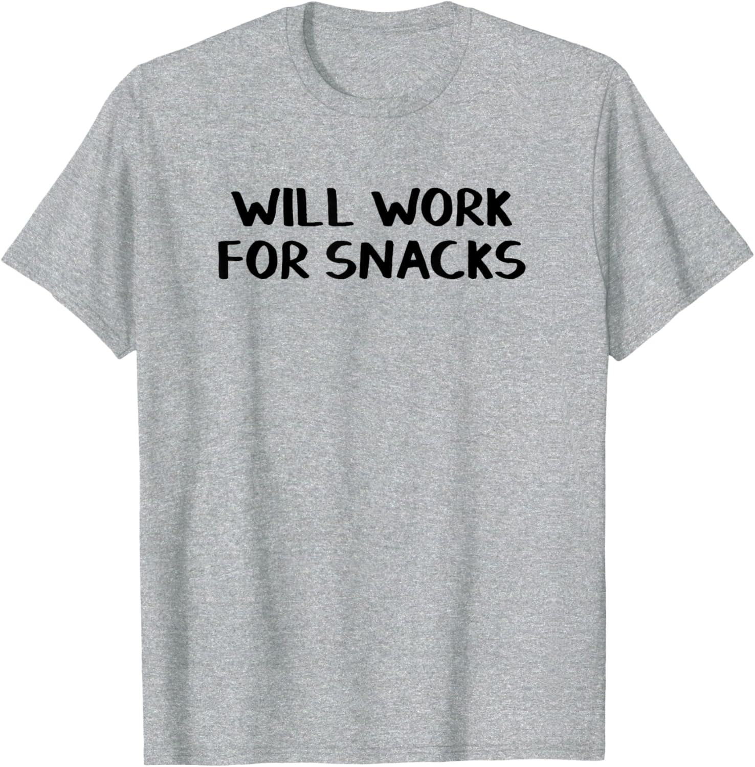 Will Work For Snacks T-Shirt Fun Graphic Tee for Food Lovers - 14
