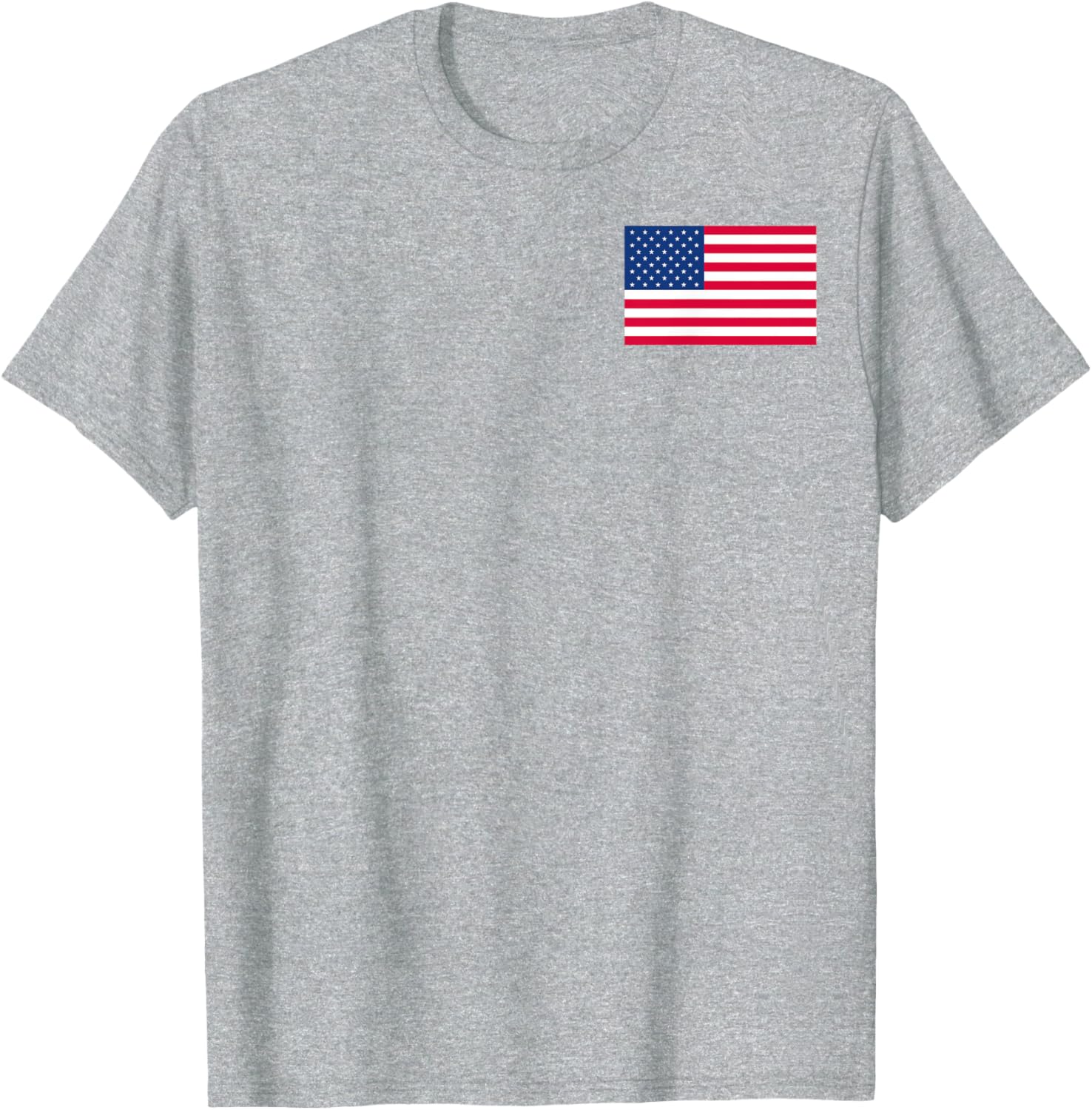 Patriotic American Flag Small Print T-Shirt for Casual Style Lovers - 17