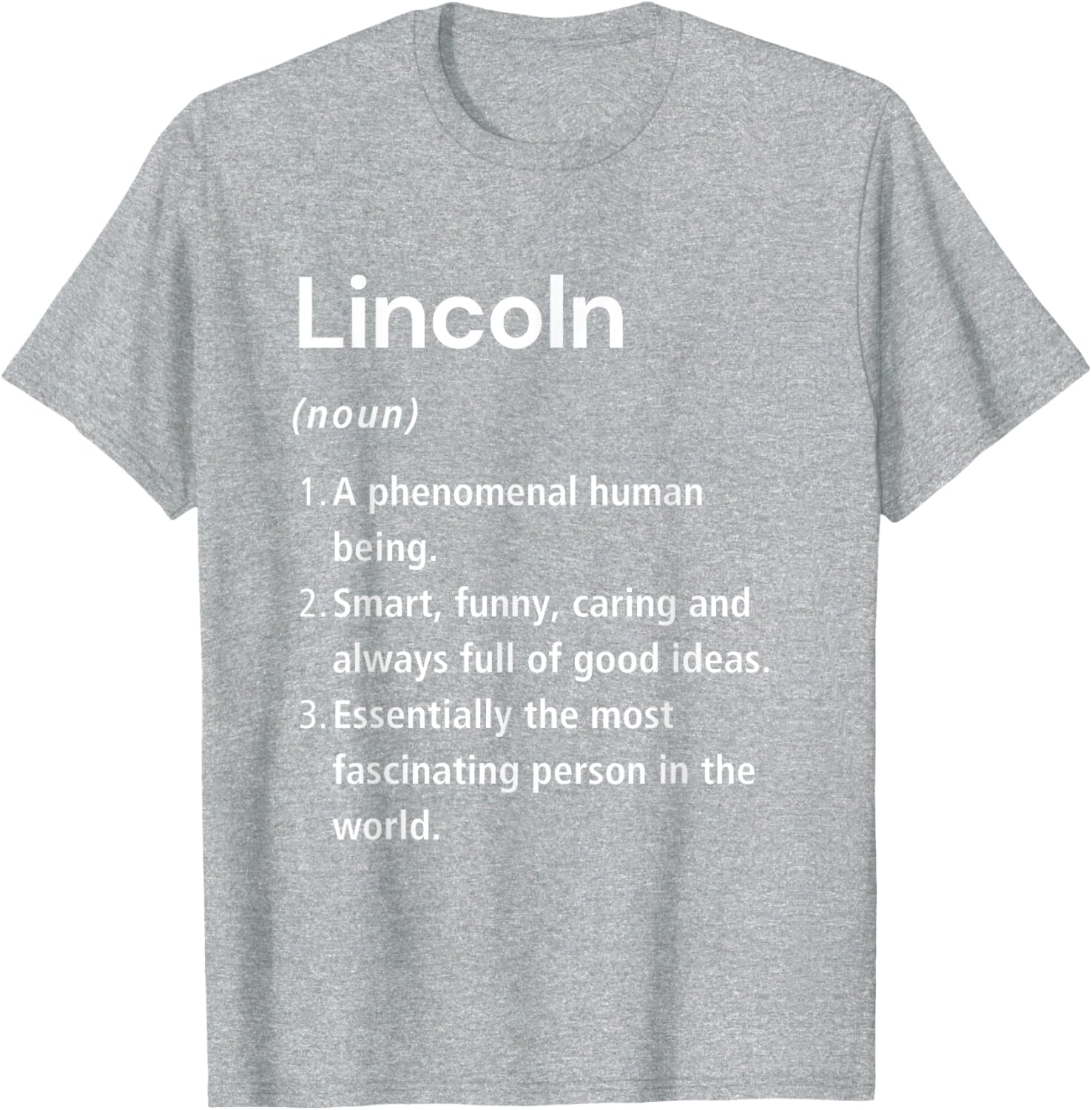 Funny Lincoln Name Definition T-Shirt for Unique Style and Humor - 13