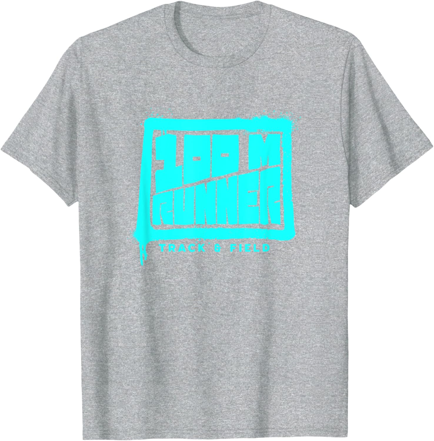 100 M Runner Track and Field T-Shirt for Athletes and Sports Fans - 7