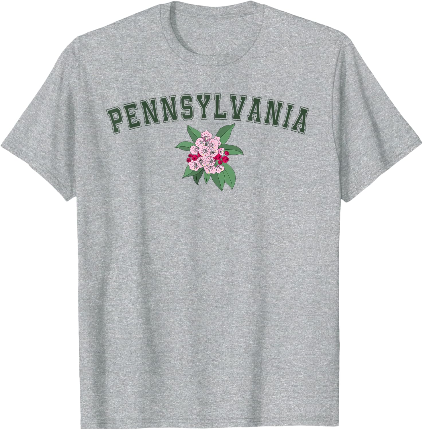 Pennsylvania Flower Graphic T-Shirt for Nature Lovers and Fans - 2