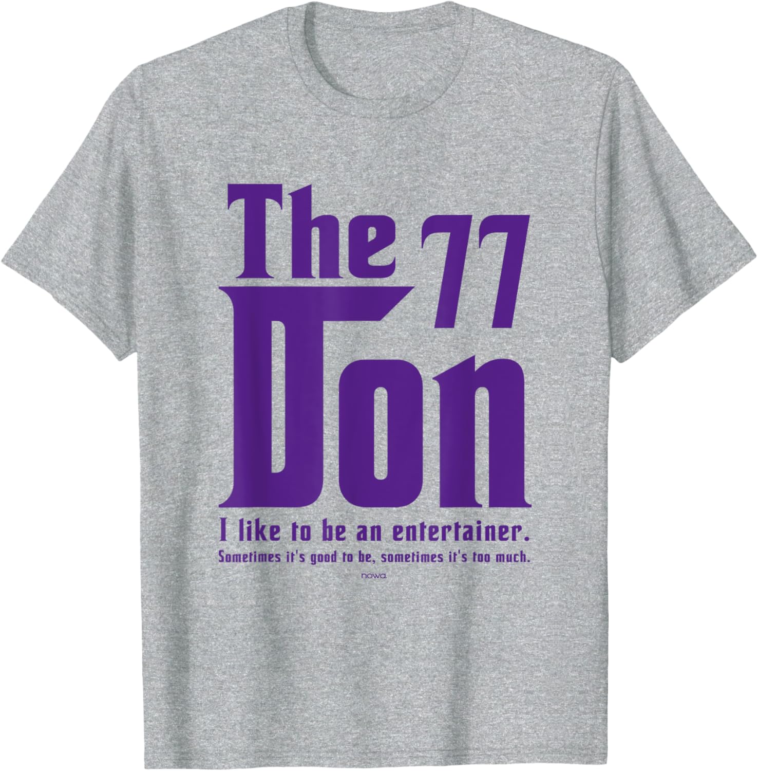 LUKA THE DON I Like to Be an Entertainer T-Shirt for Fun Lovers - 1