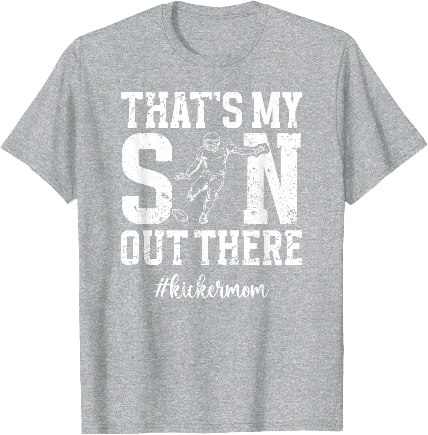 That's My Son Football Kicker Mom T-Shirt for Proud Football Moms - 2