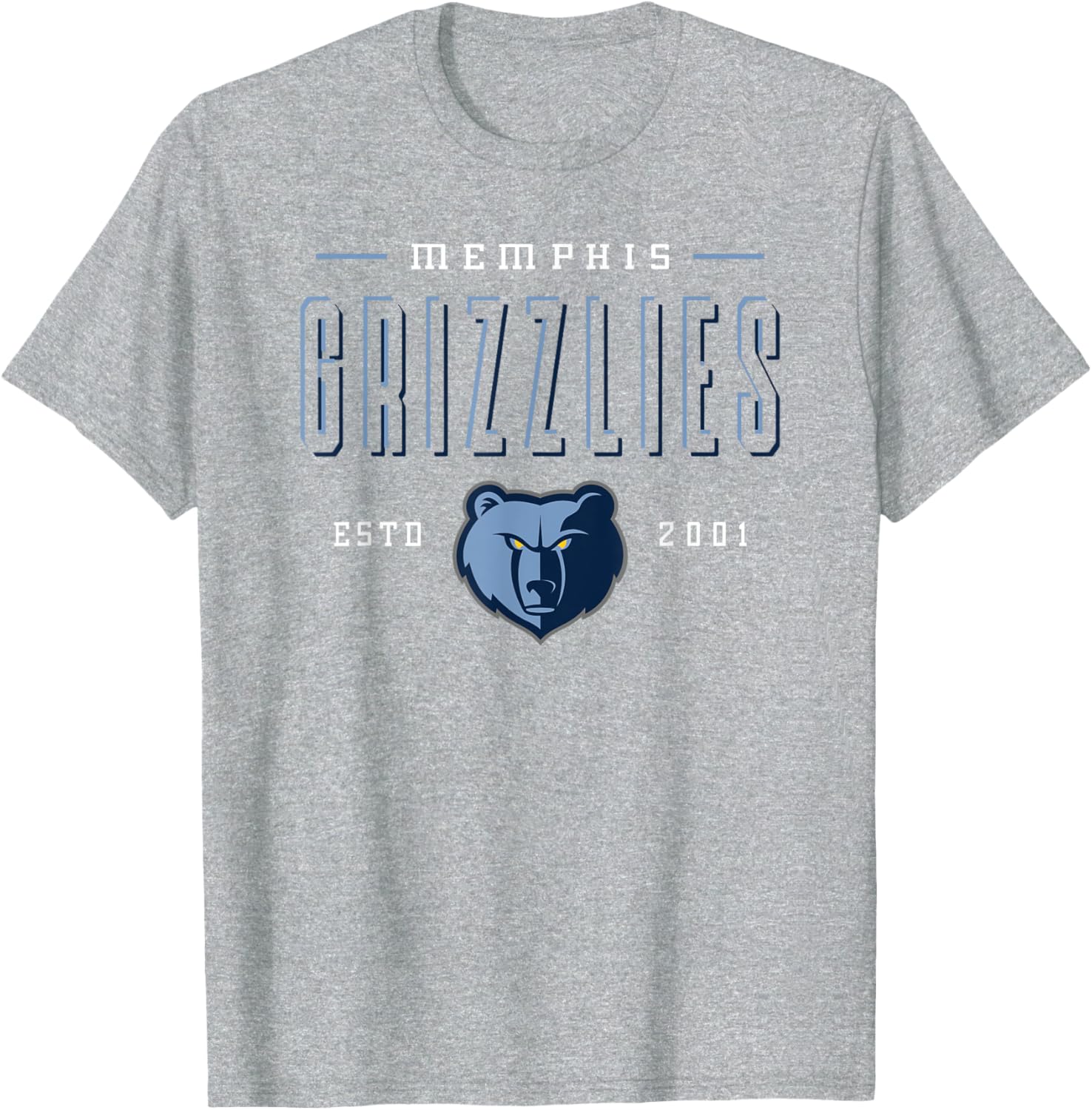 NBA Memphis Grizzlies Negative Space T-Shirt for Stylish Fans - 3