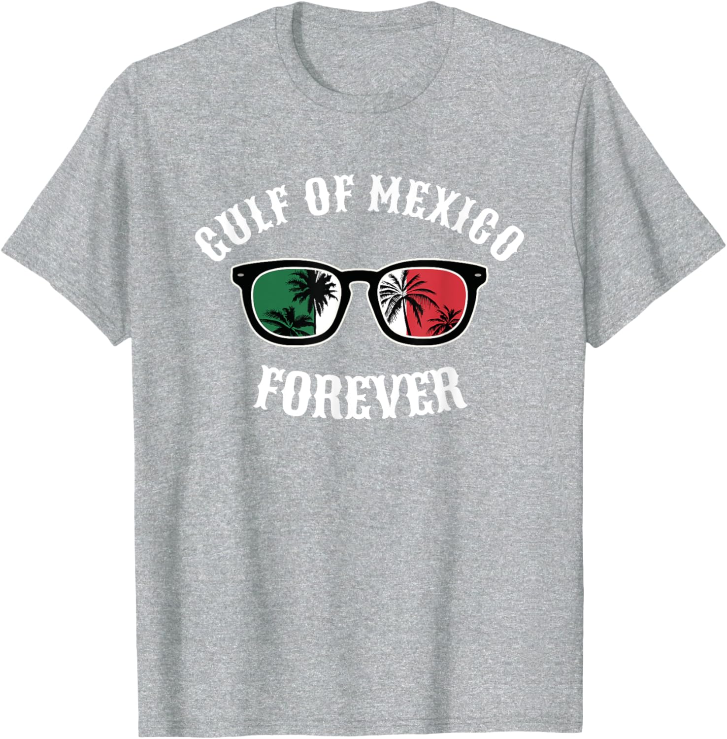 Gulf of Mexico Pride Mexican Flag Beach T-Shirt for Fun Summer Days - 8