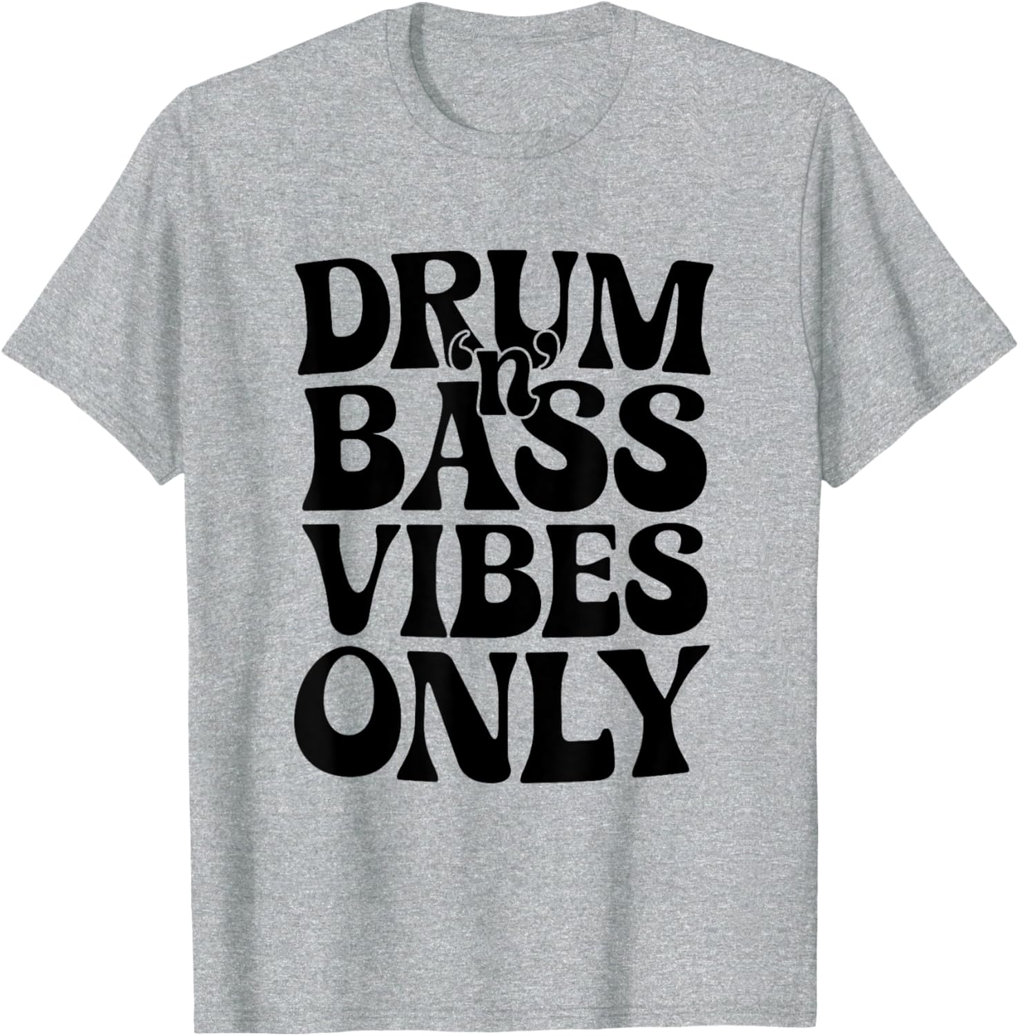 Drum N Bass Vibes Only Groovy EDM Rave T-Shirt for Music Lovers - 5