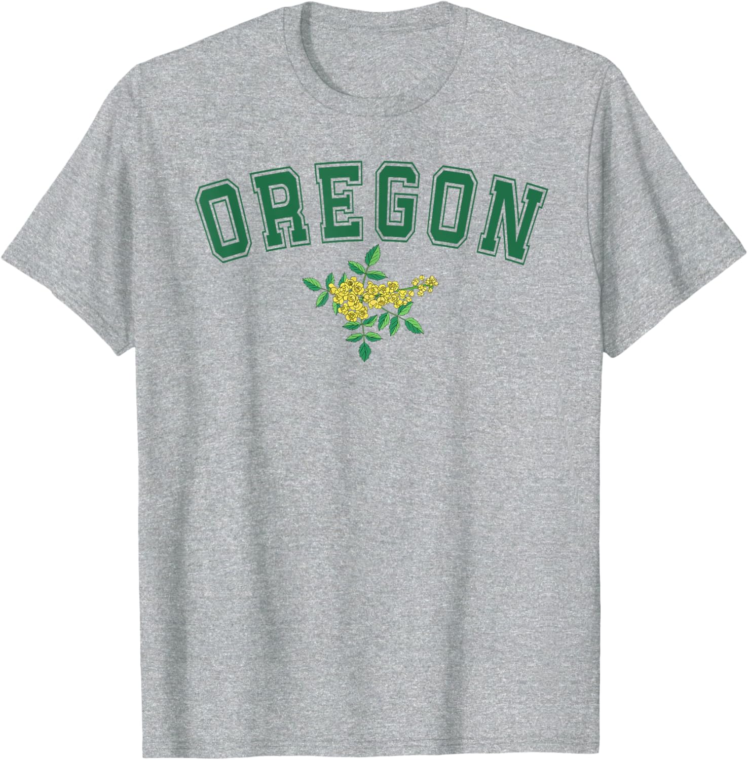 Oregon Flower T-Shirt Comfortable Casual Wear for Nature Lovers - 4