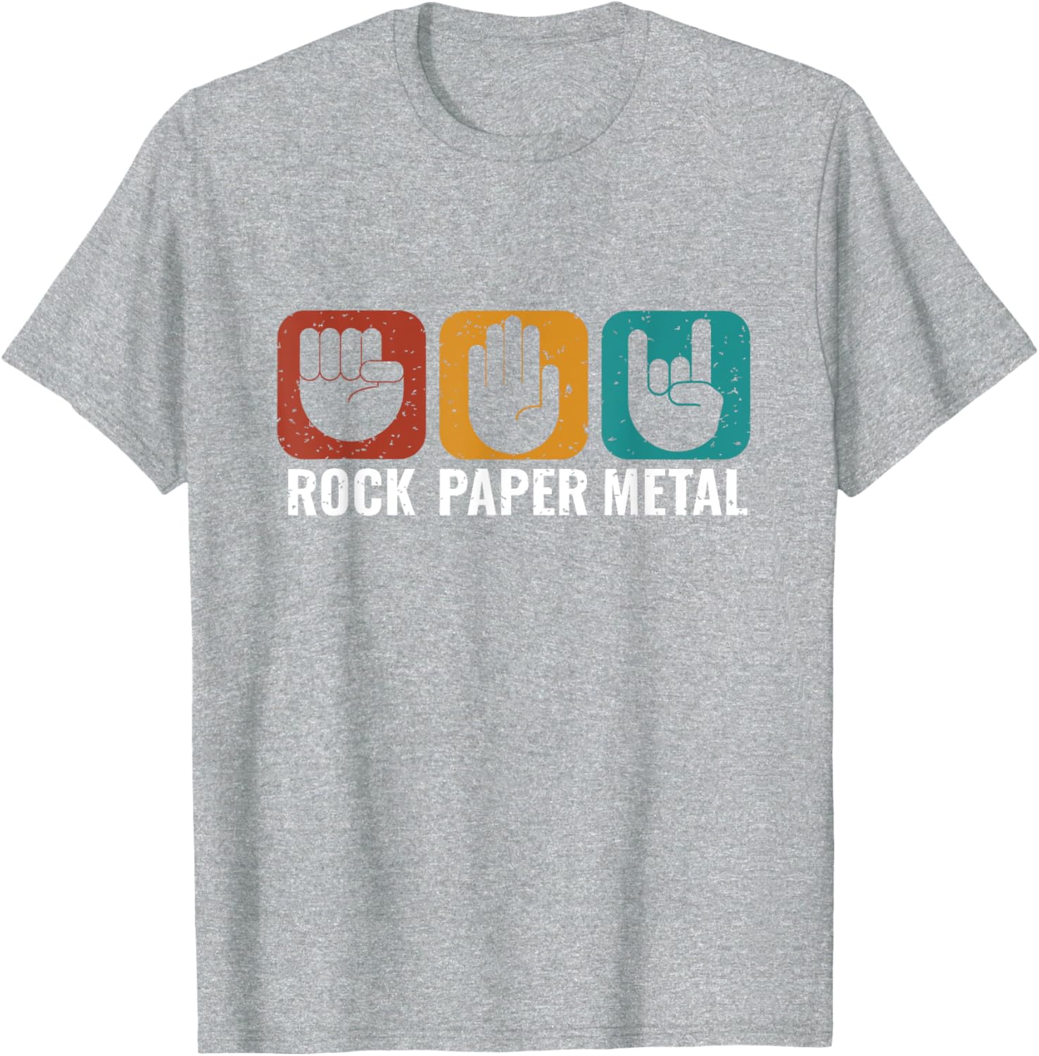 Rock Paper Metal T-Shirt for Metal Fans - Ultimate Music Lover Gift - 5