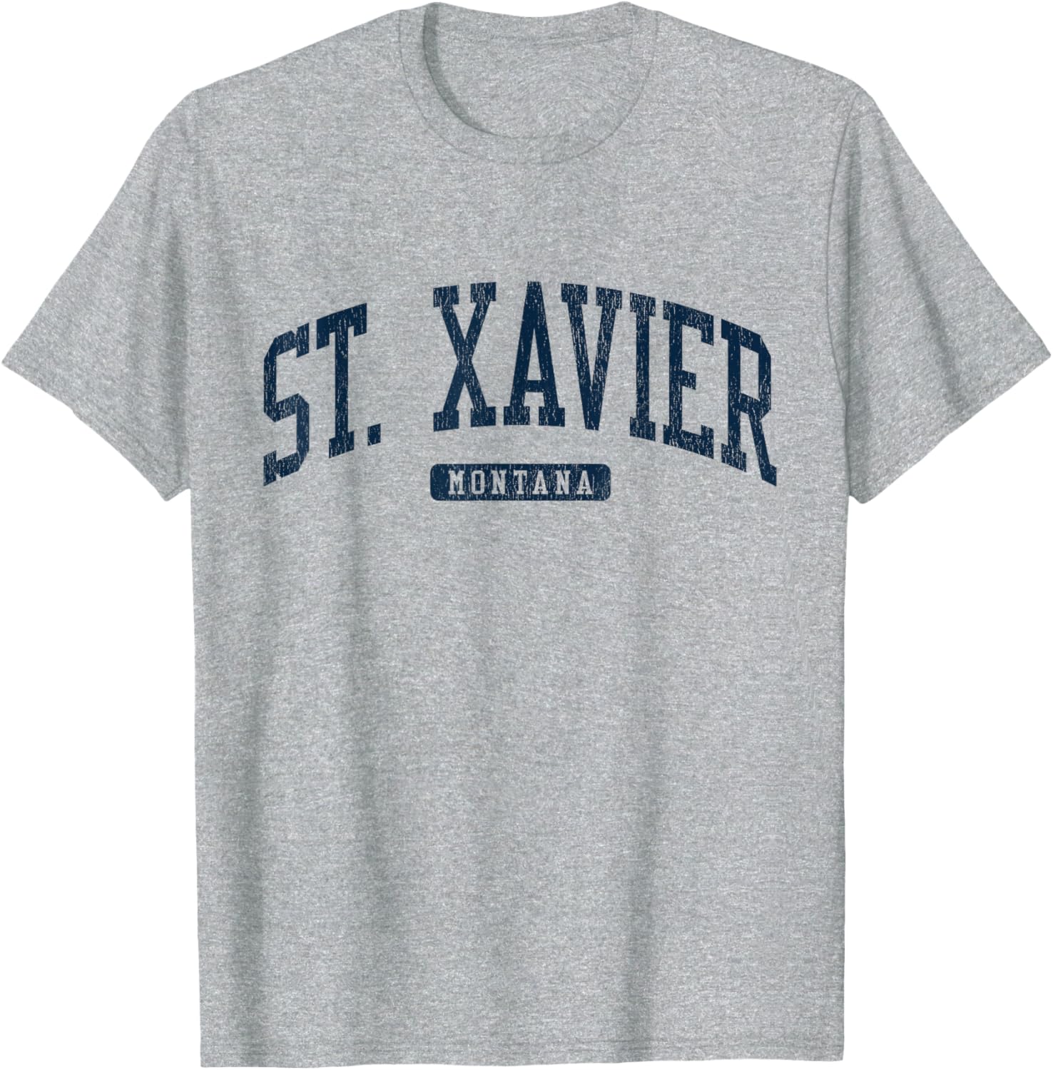 St. Xavier College Montana Blue T-Shirt for Students and Alumni - 15