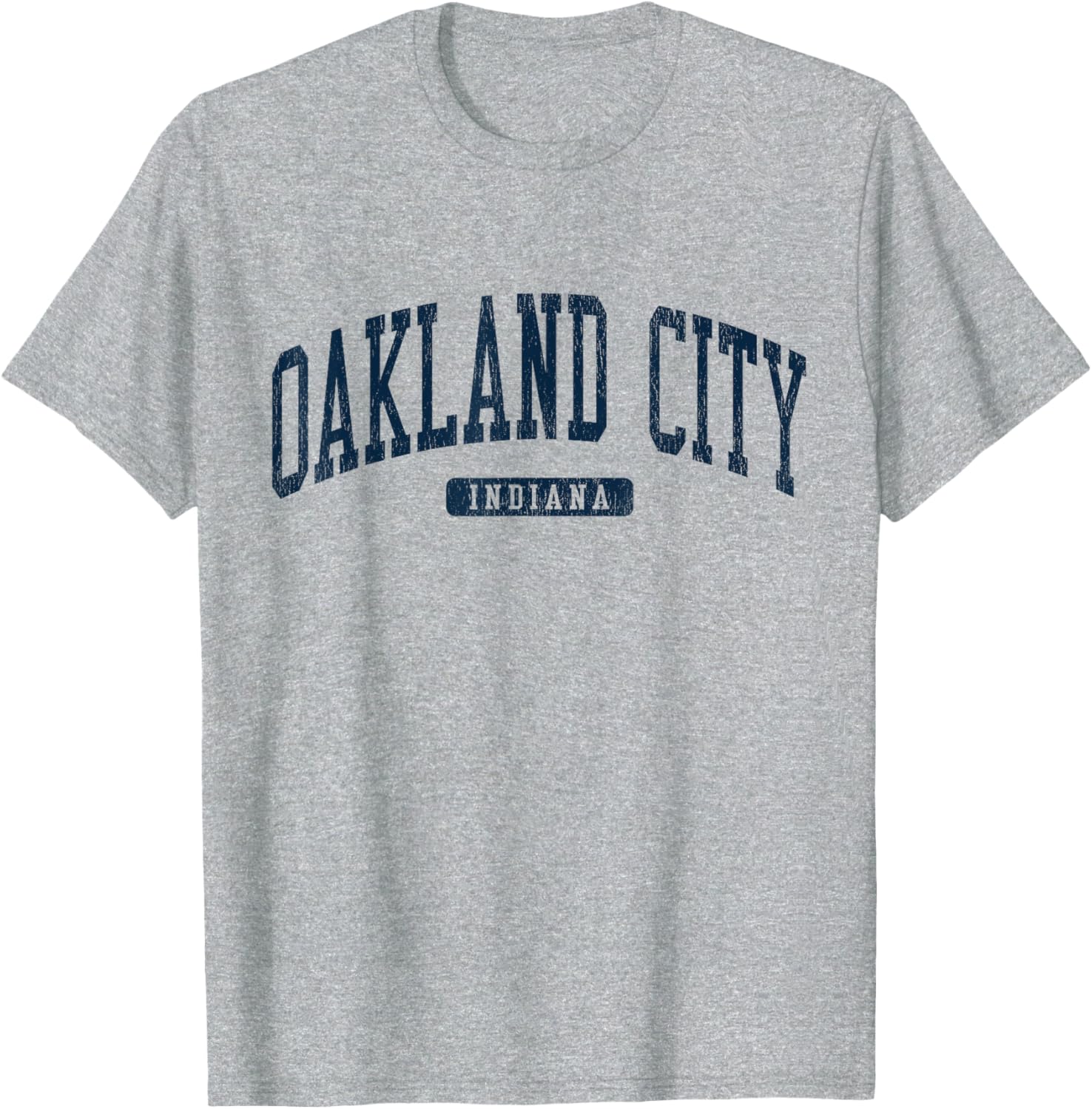 Oakland City Indiana College University Style Blue T-Shirt for Men and Women - 5
