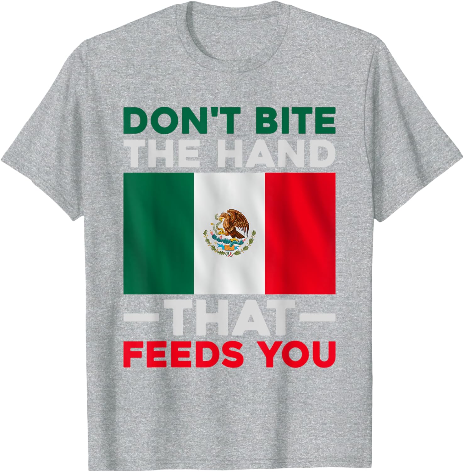 Don't Bite the Hand That Feeds You Immigration Ice Raids T-Shirt - 16