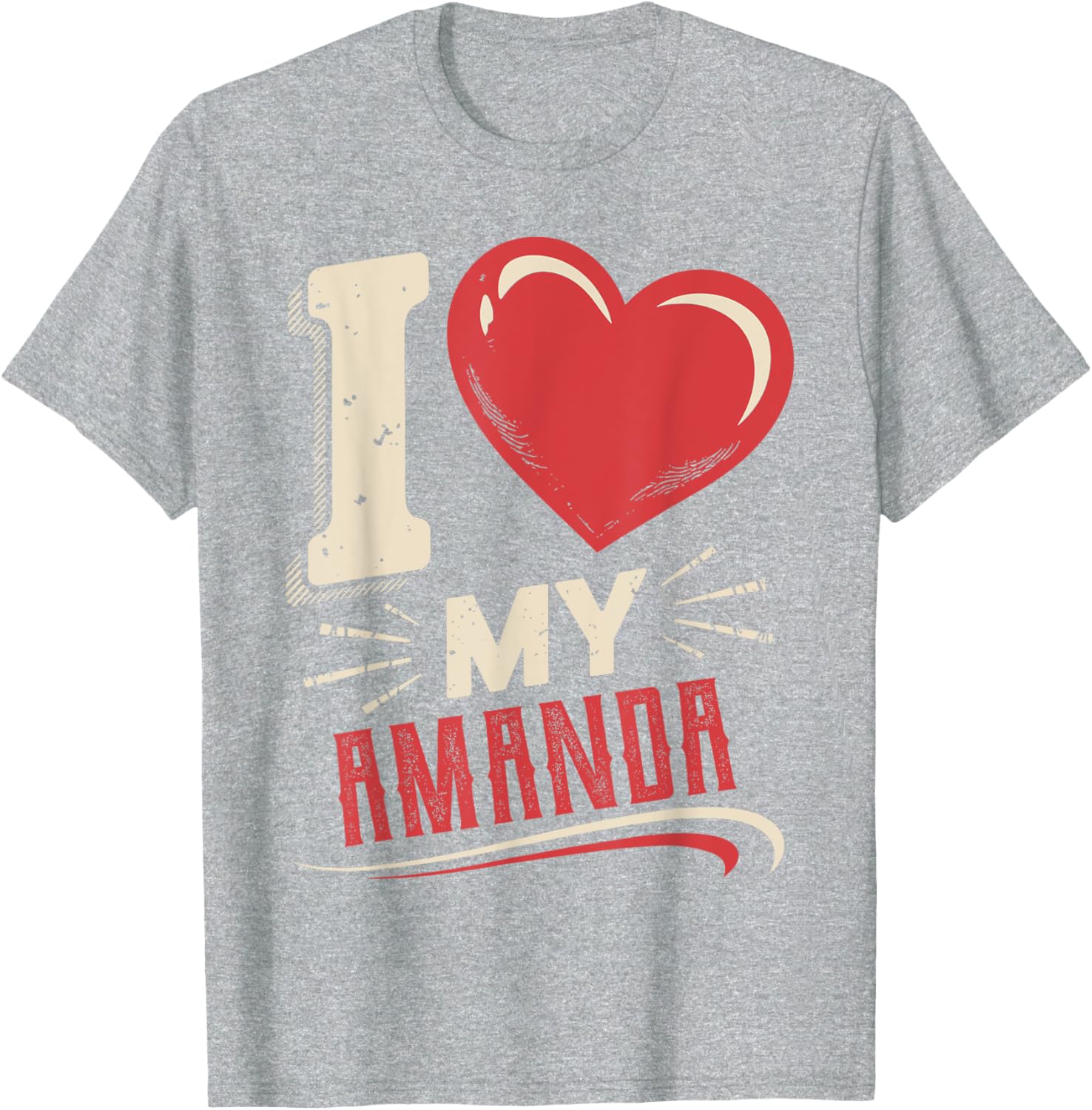 I Love My AMANDA T-Shirt Perfect Gift for AMANDA - Stylish and Fun Design - 8