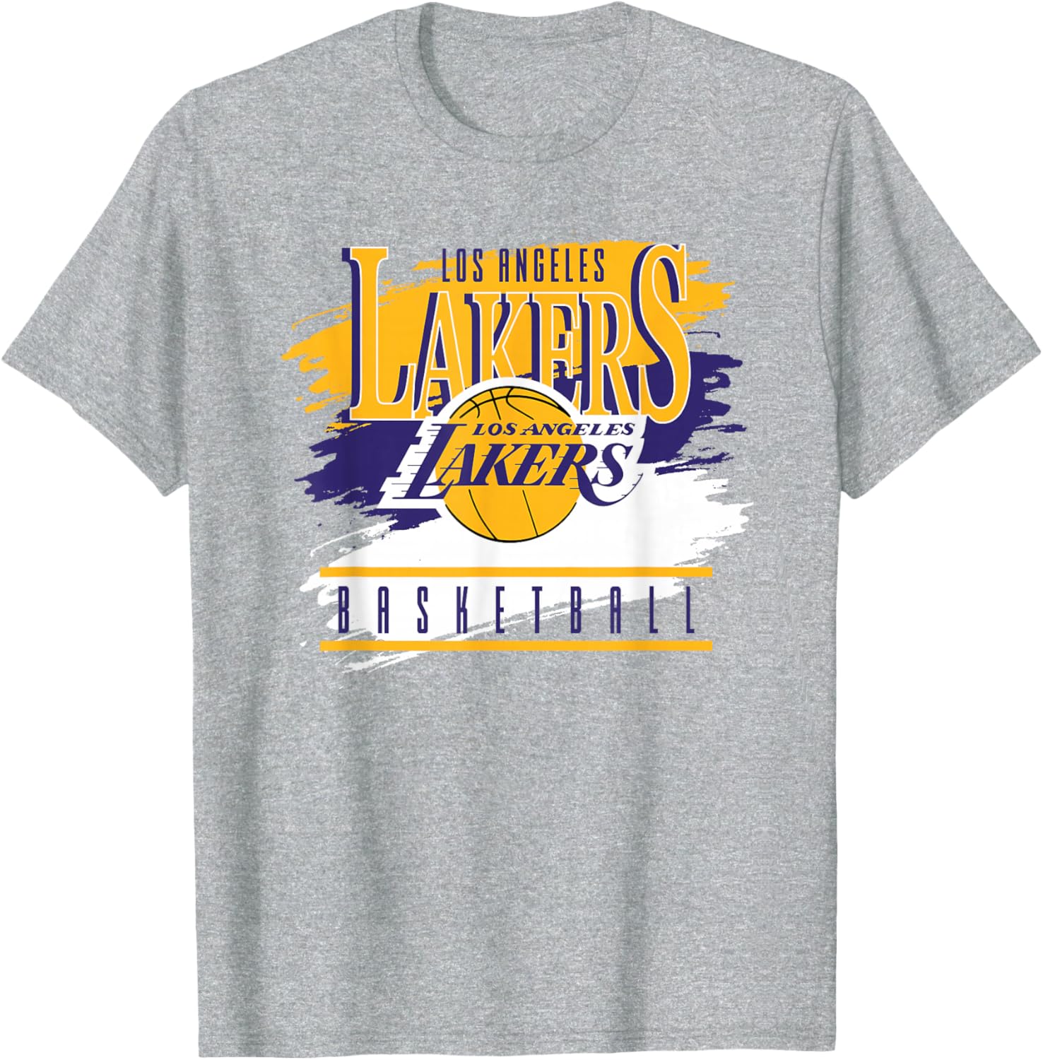 NBA Los Angeles Lakers Spilled Paint T-Shirt for Fans and Players - 2