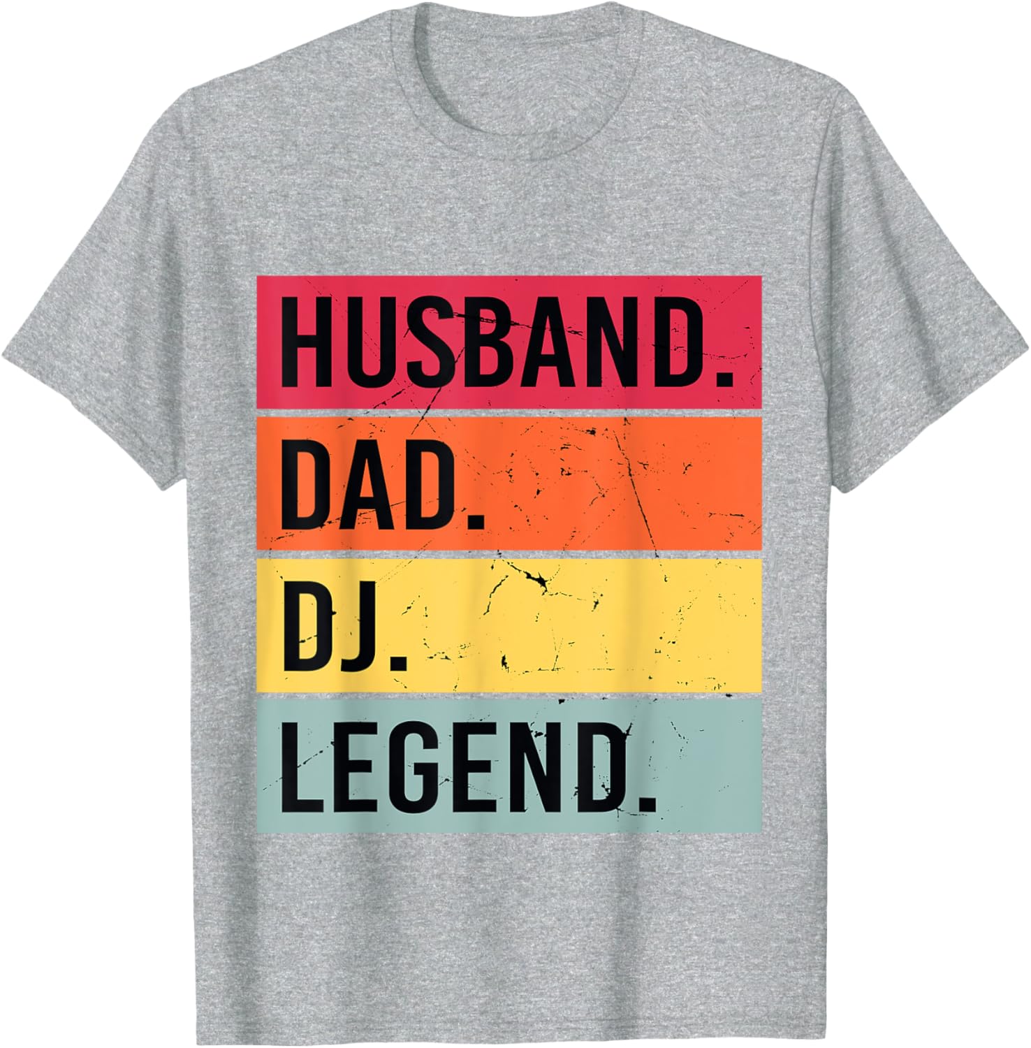 Husband Dad DJ Legend T-Shirt for Father's Day Music Lovers - 19