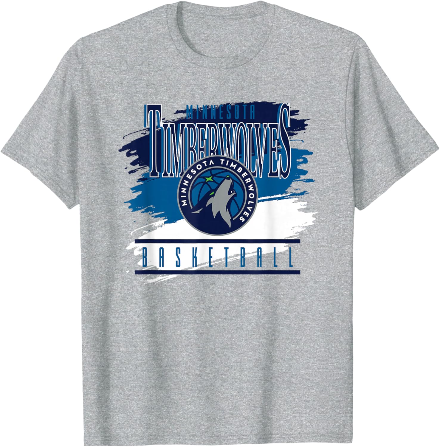 NBA Minnesota Timberwolves Spilled Paint T-Shirt for Fans and Supporters - 3