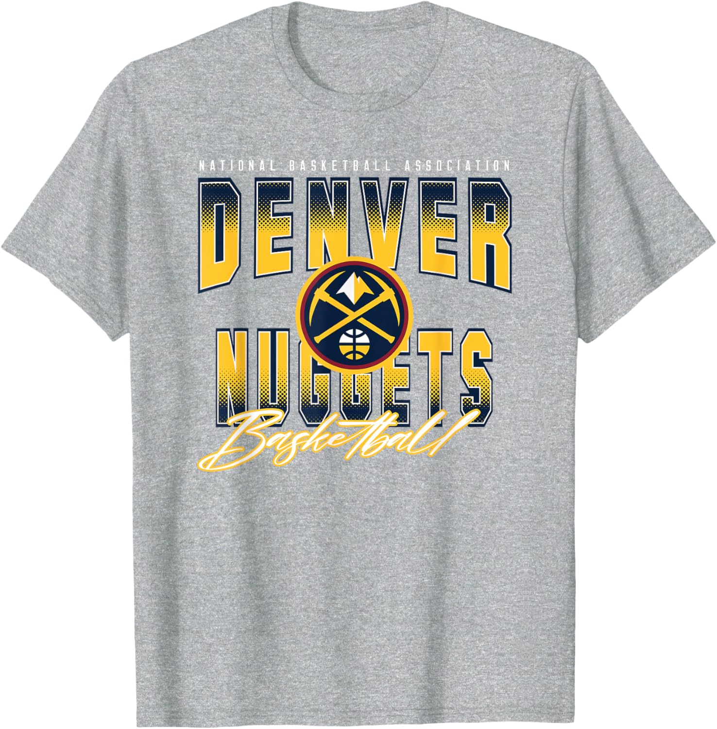 NBA Denver Nuggets Fade Out T-Shirt for Fans - Stylish Sports Apparel - 2