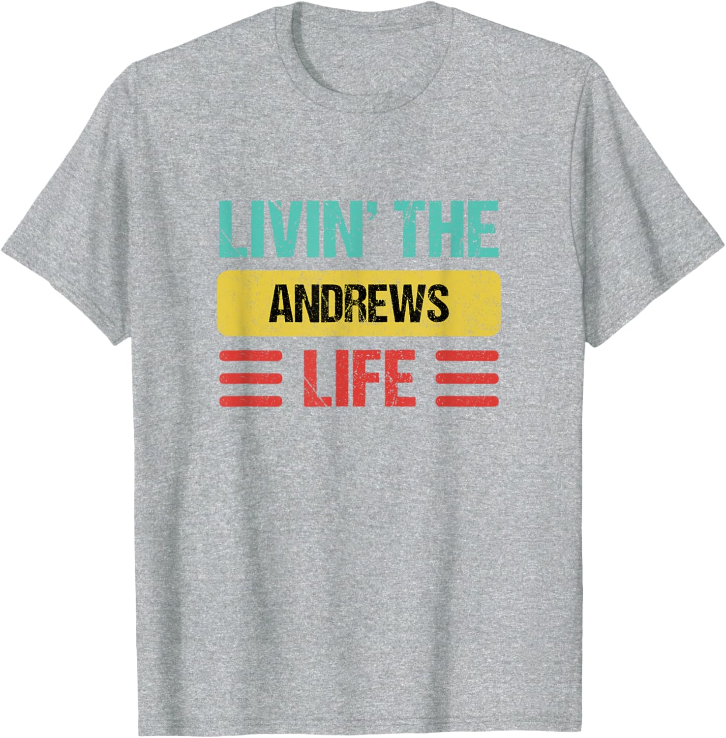 Personalized Andrews Name T-Shirt for Cool Casual Style and Fun - 23