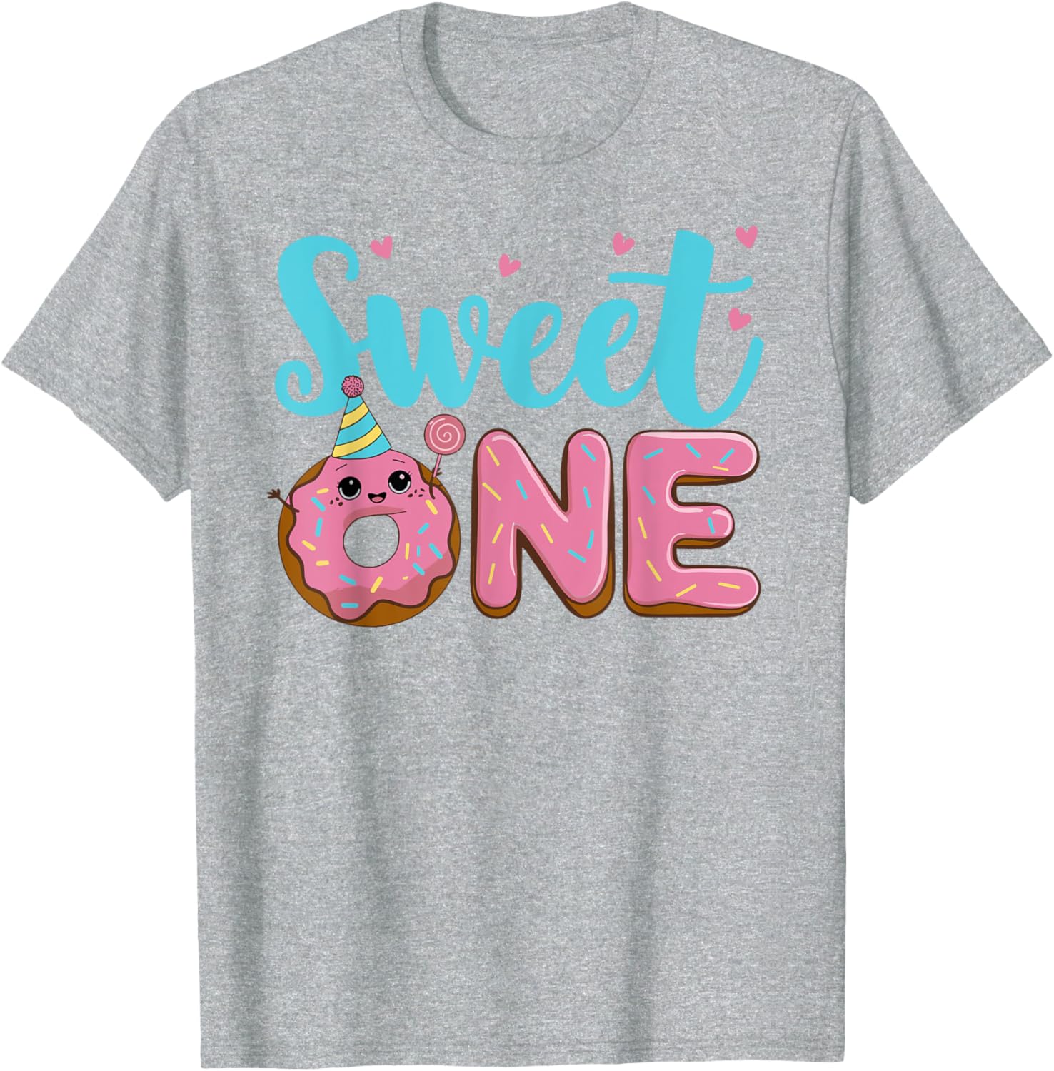 Adorable Donut Family Matching T-Shirt for 1st Birthday Girl Celebration - 4