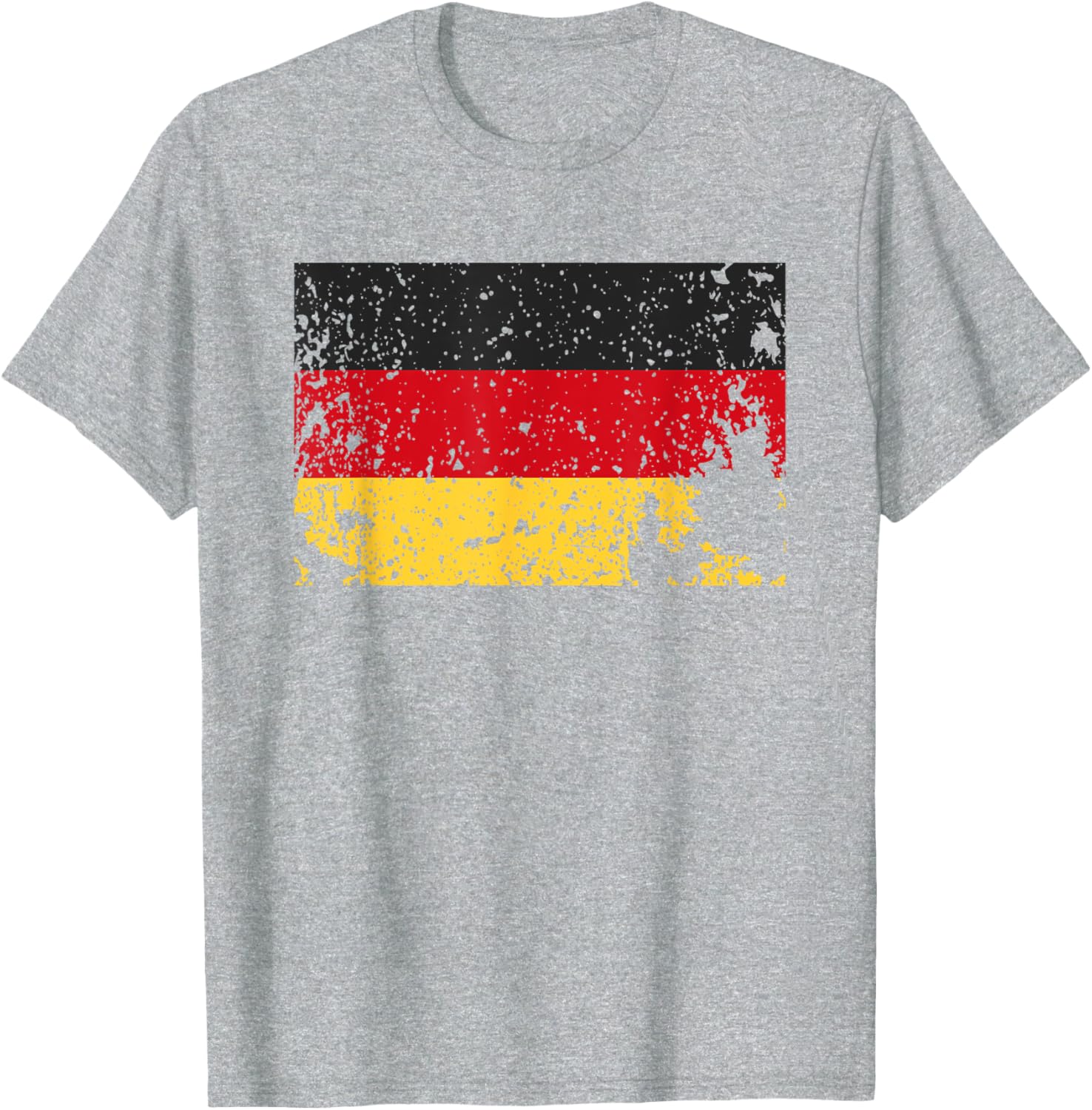 Retro Worn Germany Flag T-Shirt Grunge Distressed German Colors Style - 11