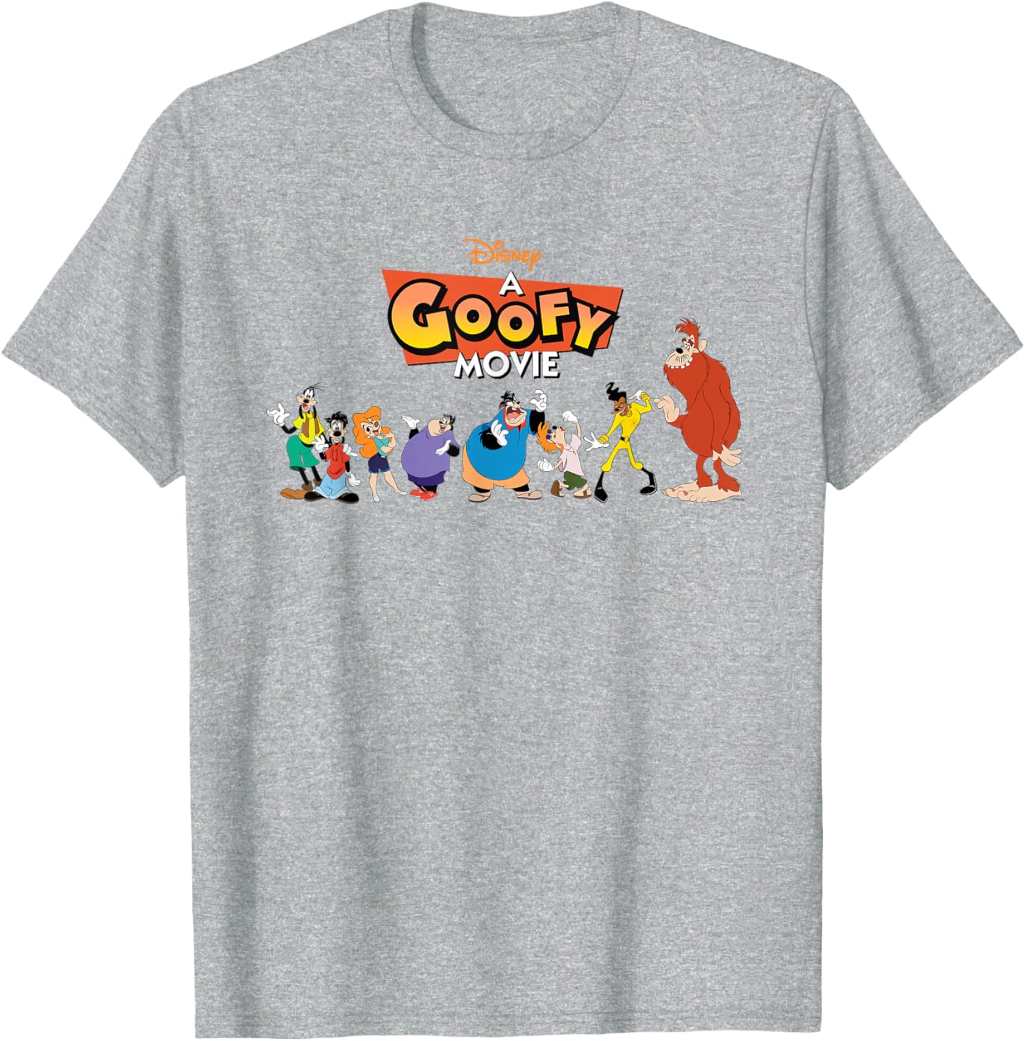 Disney A Goofy Movie 30th Anniversary Character Logo T-Shirt for Fans - 11