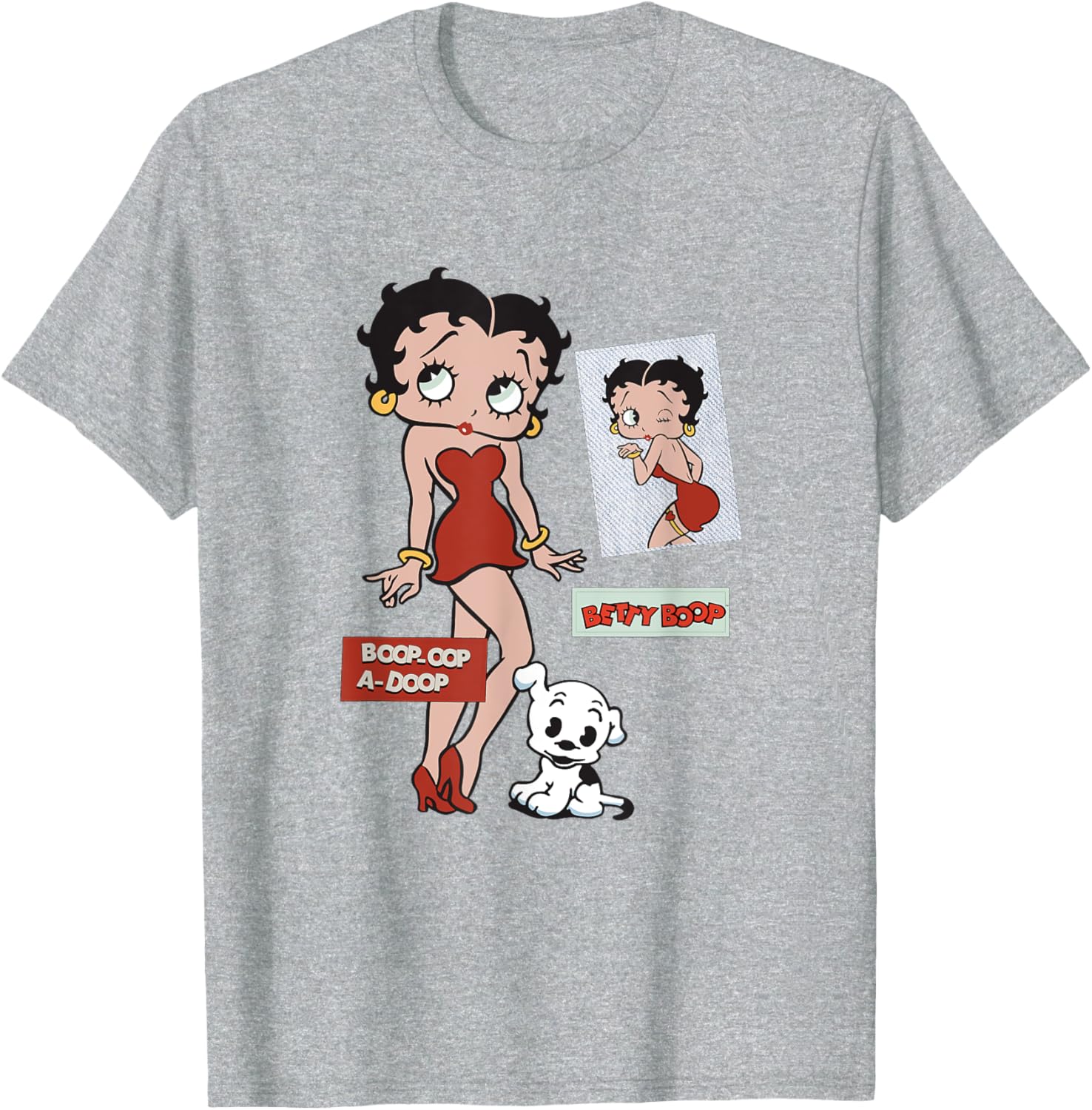 Betty Boop Picture Perfect Patches T-Shirt for Fun Fashion Lovers - 17