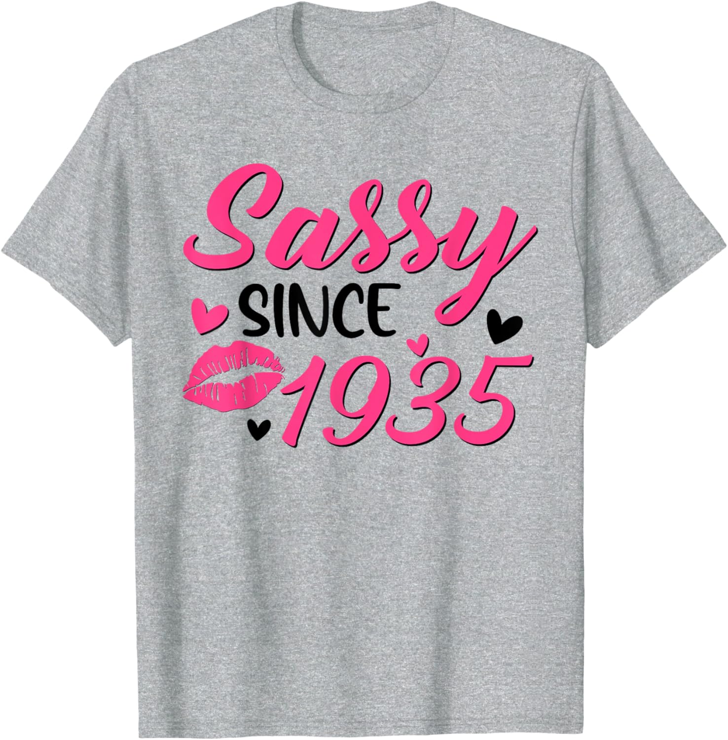 Sassy Since 1935 90th Birthday T-Shirt for Women Celebrating 90 Years - 11