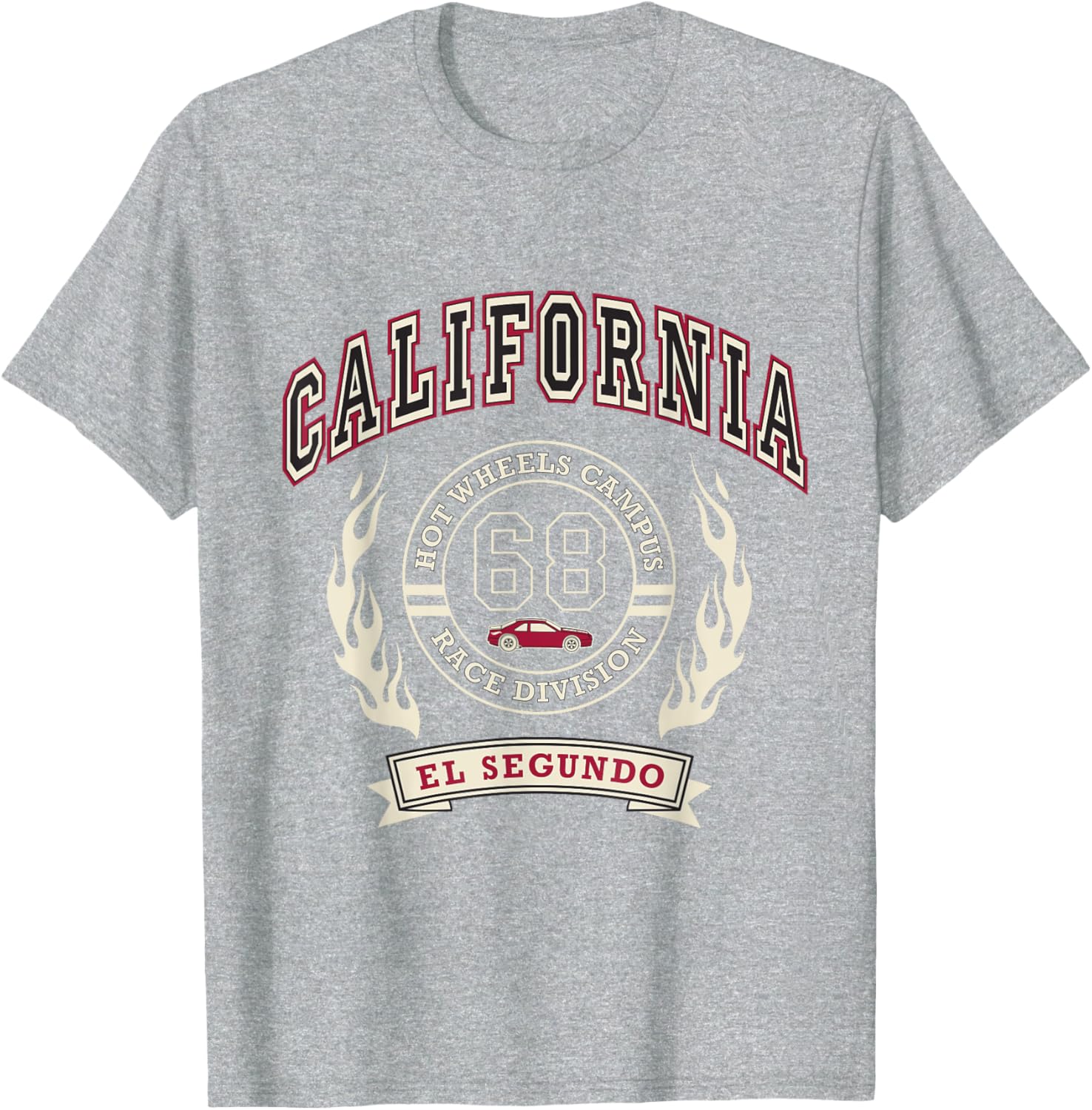 Hot Wheels Campus Race Division T-Shirt for Cool Car Enthusiasts - 4