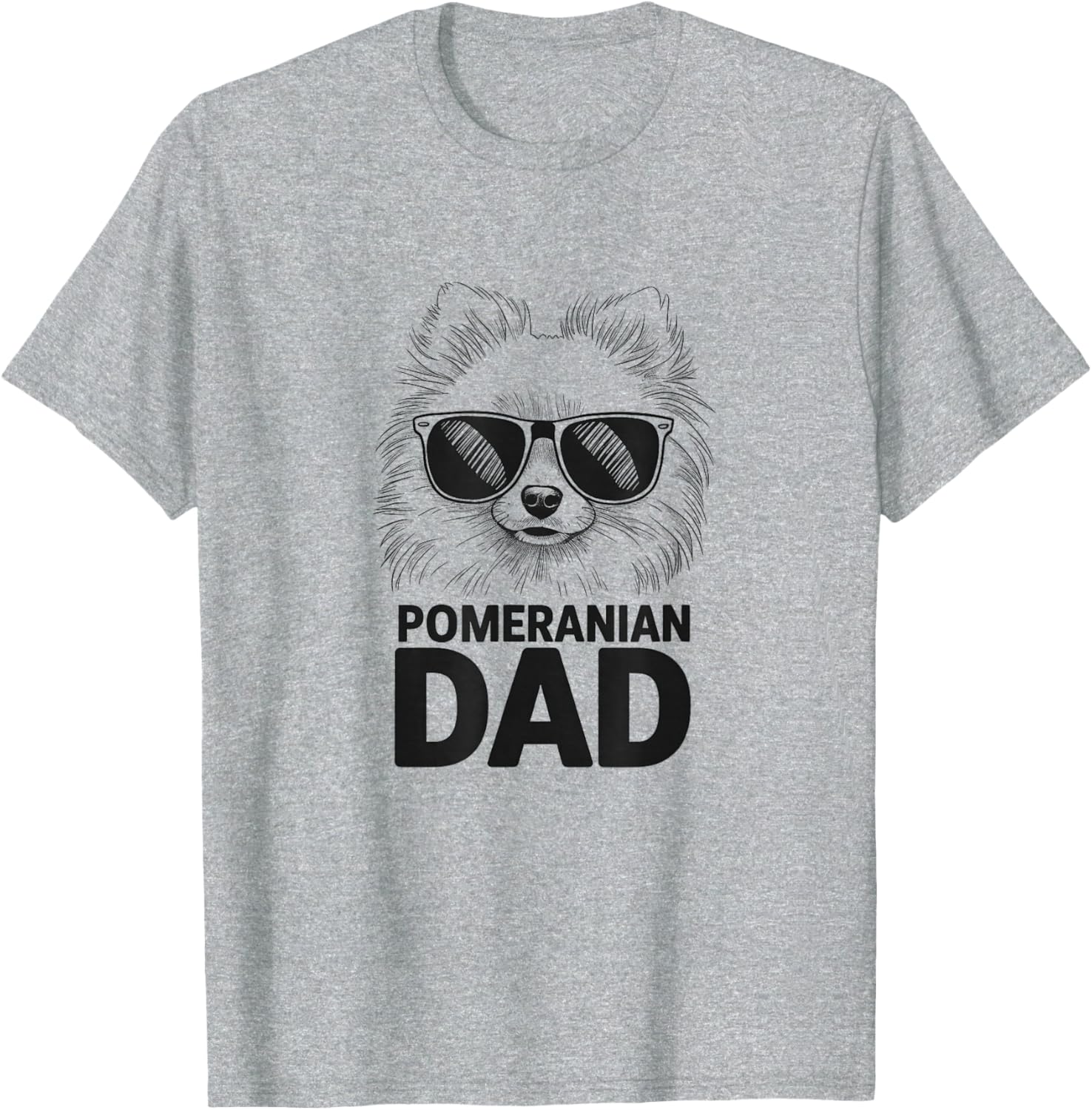 Pomeranian Dad T-Shirt for Men Cute Pom Dog Design Gift Idea - 10