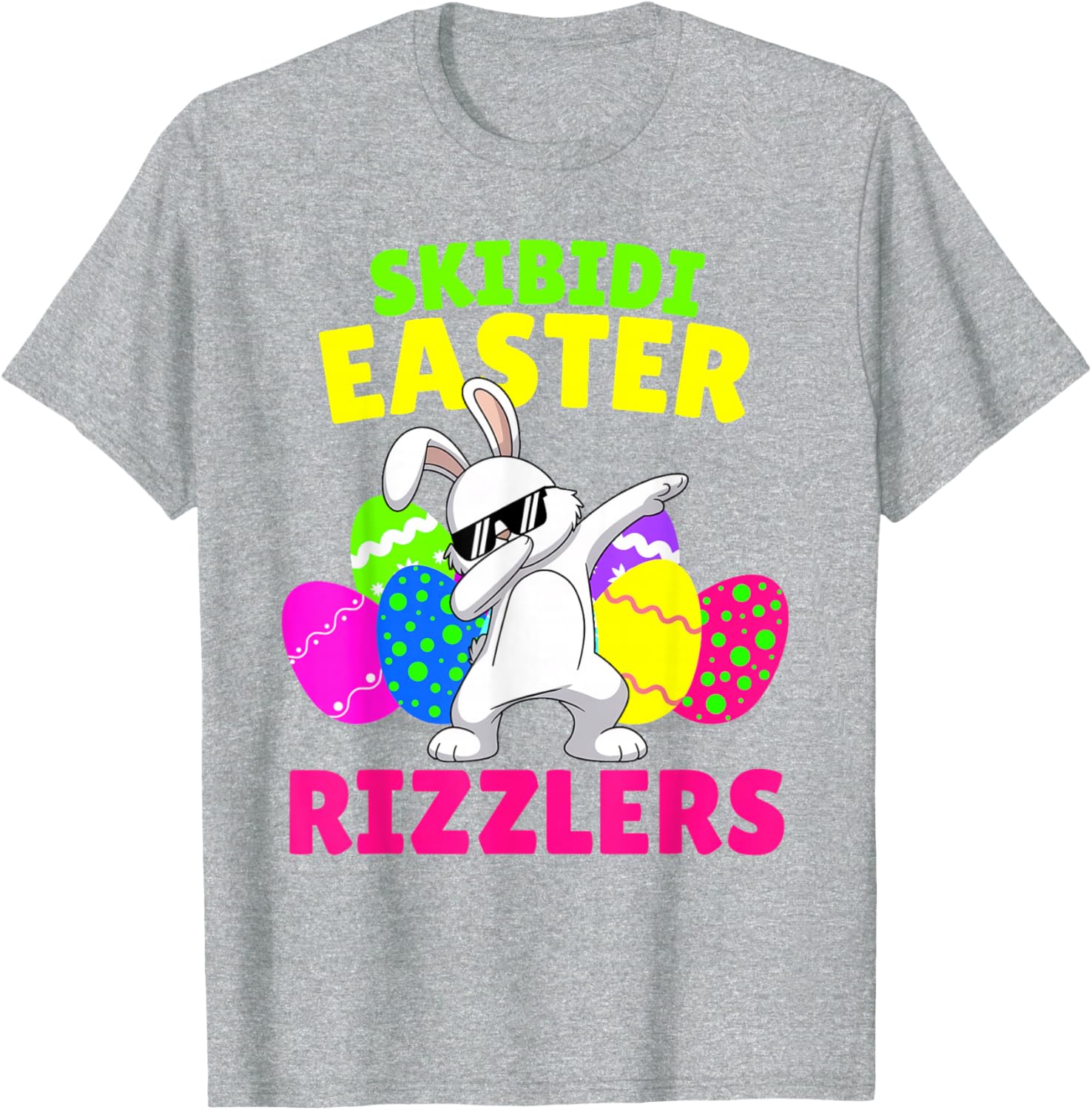 Skibidi Easter T-Shirt for Gen Alpha Tweens - Fun Rizzler Design - 23