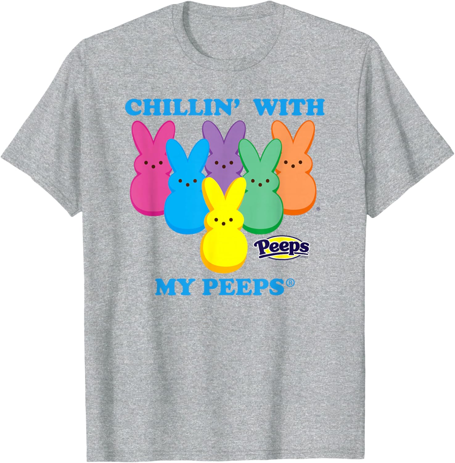 Peeps Easter Chillin With My Peeps Sweet Squad Fun T-Shirt for Kids - 9