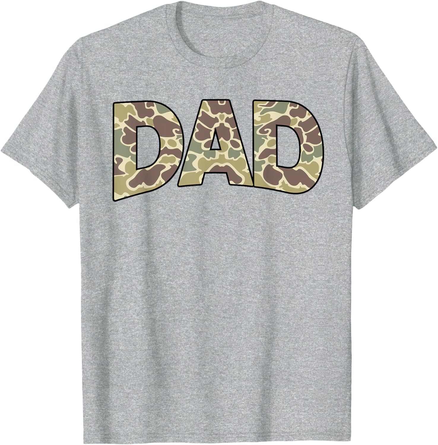 Retro Camo Dad T-Shirt for Father's Day - Cool Old School Style - 3
