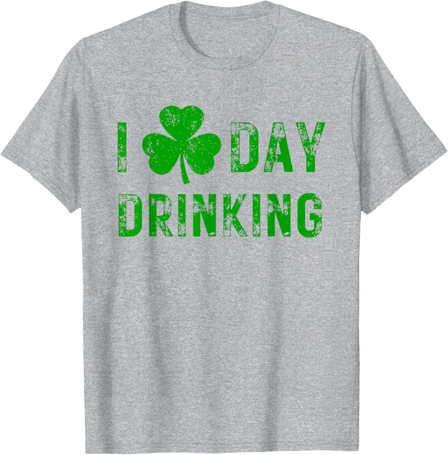 I Love Day Drinking Shamrock Heart St Paddy's Day T-Shirt for Fun Celebrations - 24