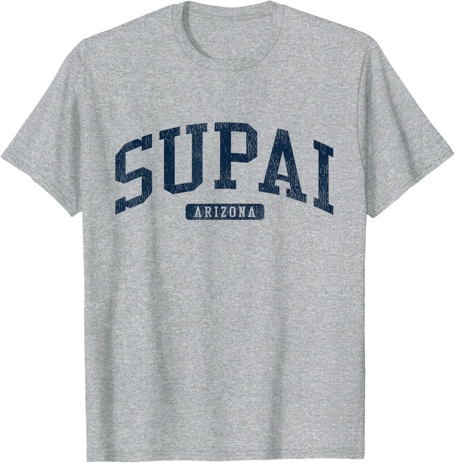 Supai Arizona College University Style Blue T-Shirt for a Casual Look - 6