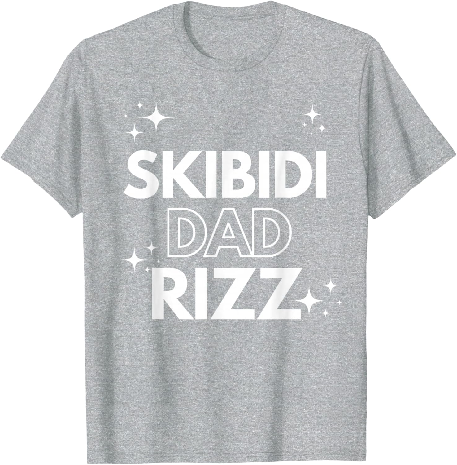 Funny Father's Day Skibidi Dad Rizz T-Shirt for Middle School Dads - 23