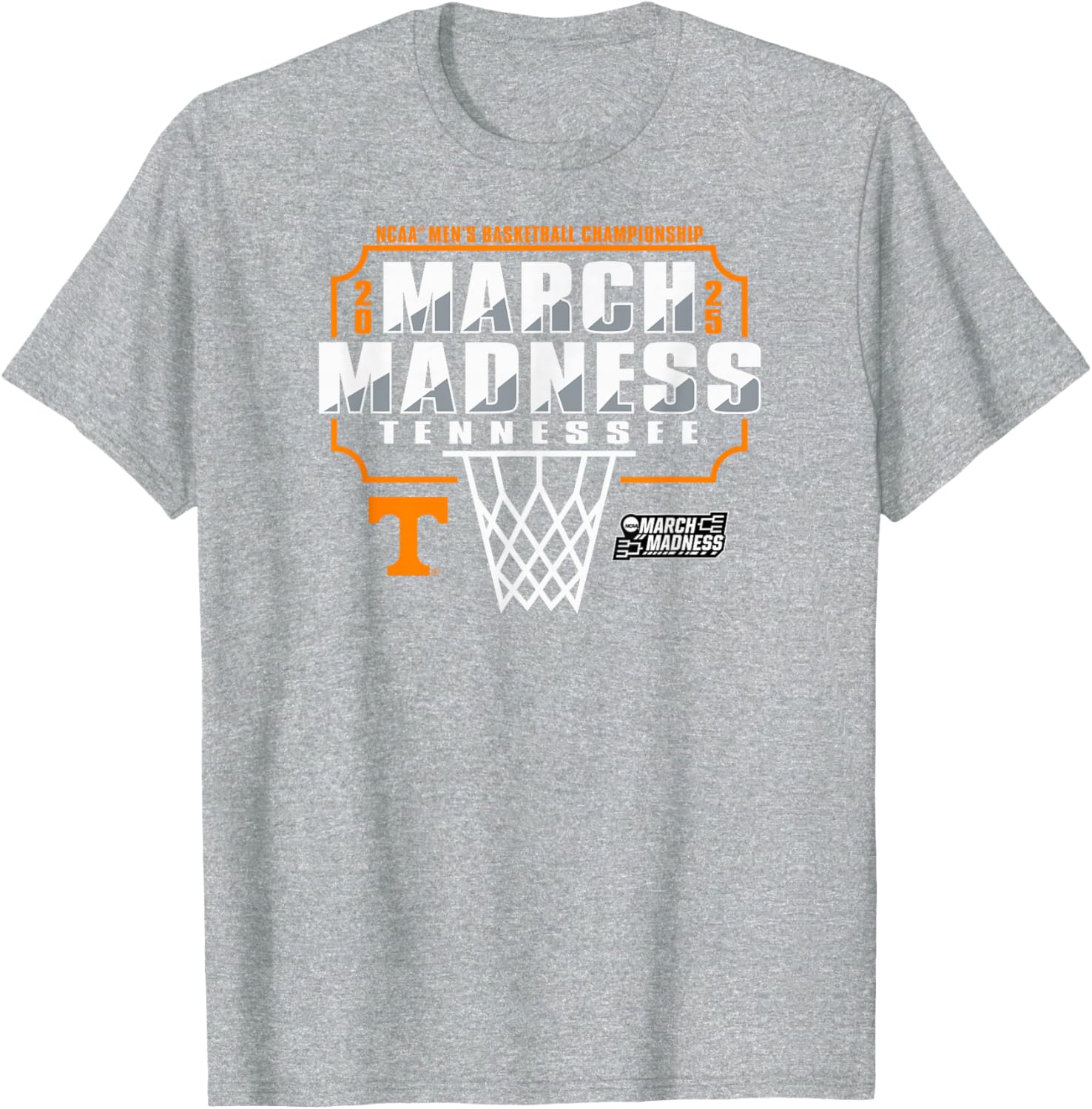 Tennessee Volunteers March Madness 2025 Men's Basketball T-Shirt - 2