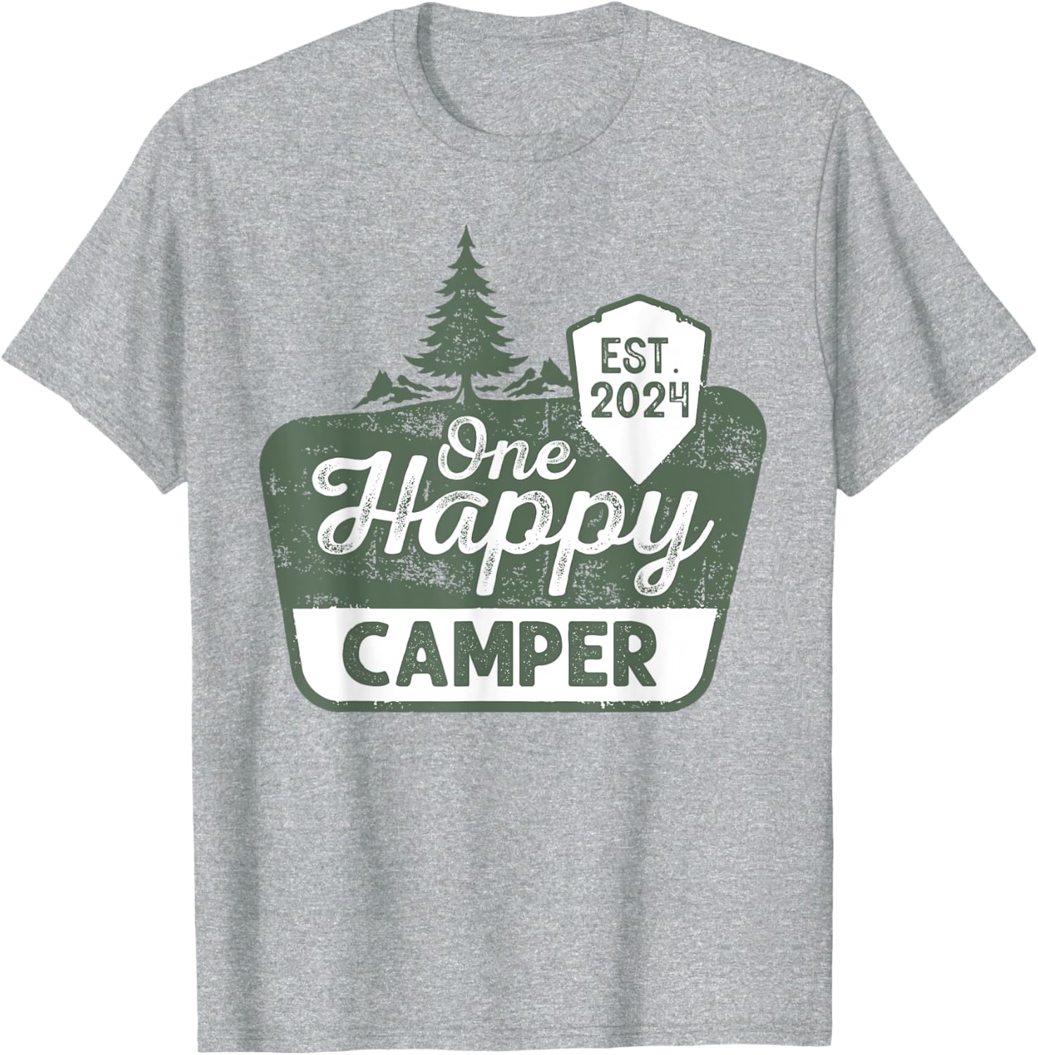 One Happy Camper Matching Family Birthday T-Shirt for Fun Celebrations - 3