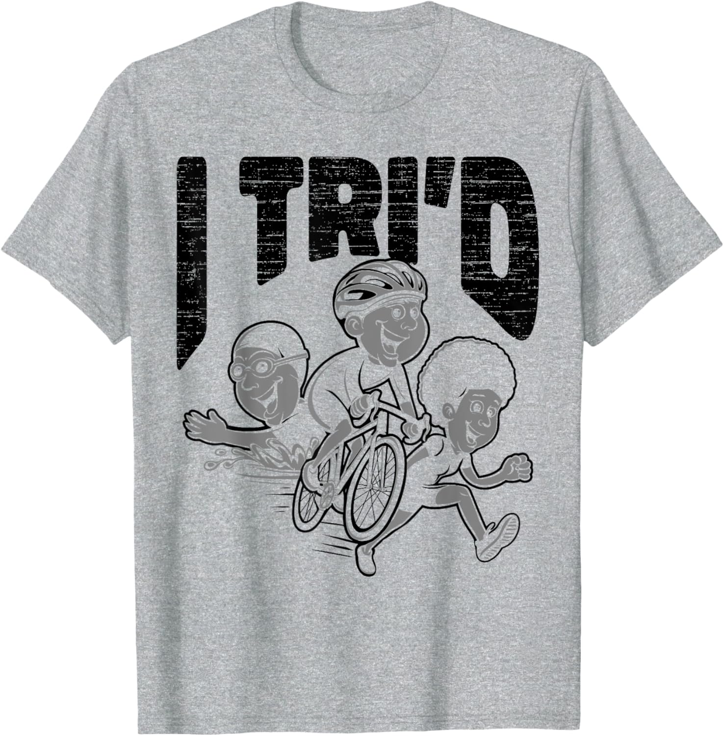 I Tri'd Triathlon Ultra Runner T-Shirt for Passionate Marathoners - 1