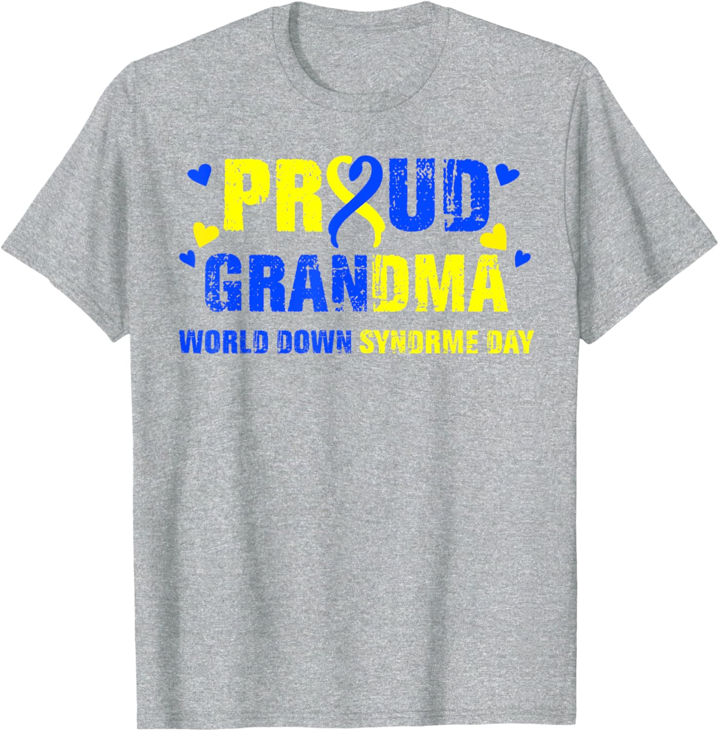 Down Syndrome Grandma Awareness T-Shirt for Proud Family Members - 3