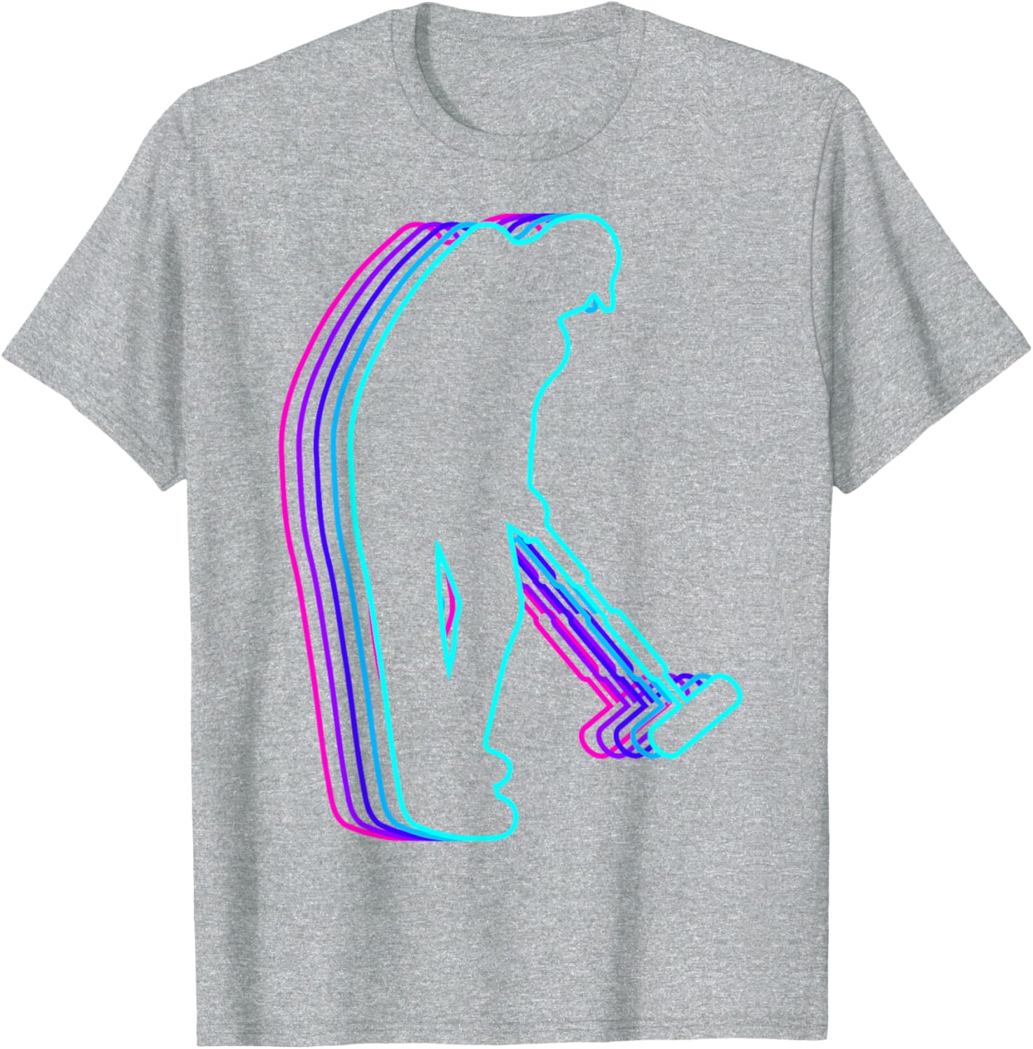 Retro Croquet Coach Vaporwave T-Shirt for Fun and Sporty Style - 1