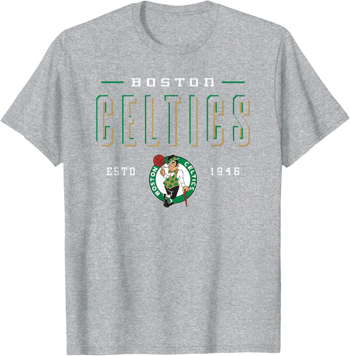 NBA Boston Celtics Negative Space T-Shirt for Fans and Fashion Lovers - 1