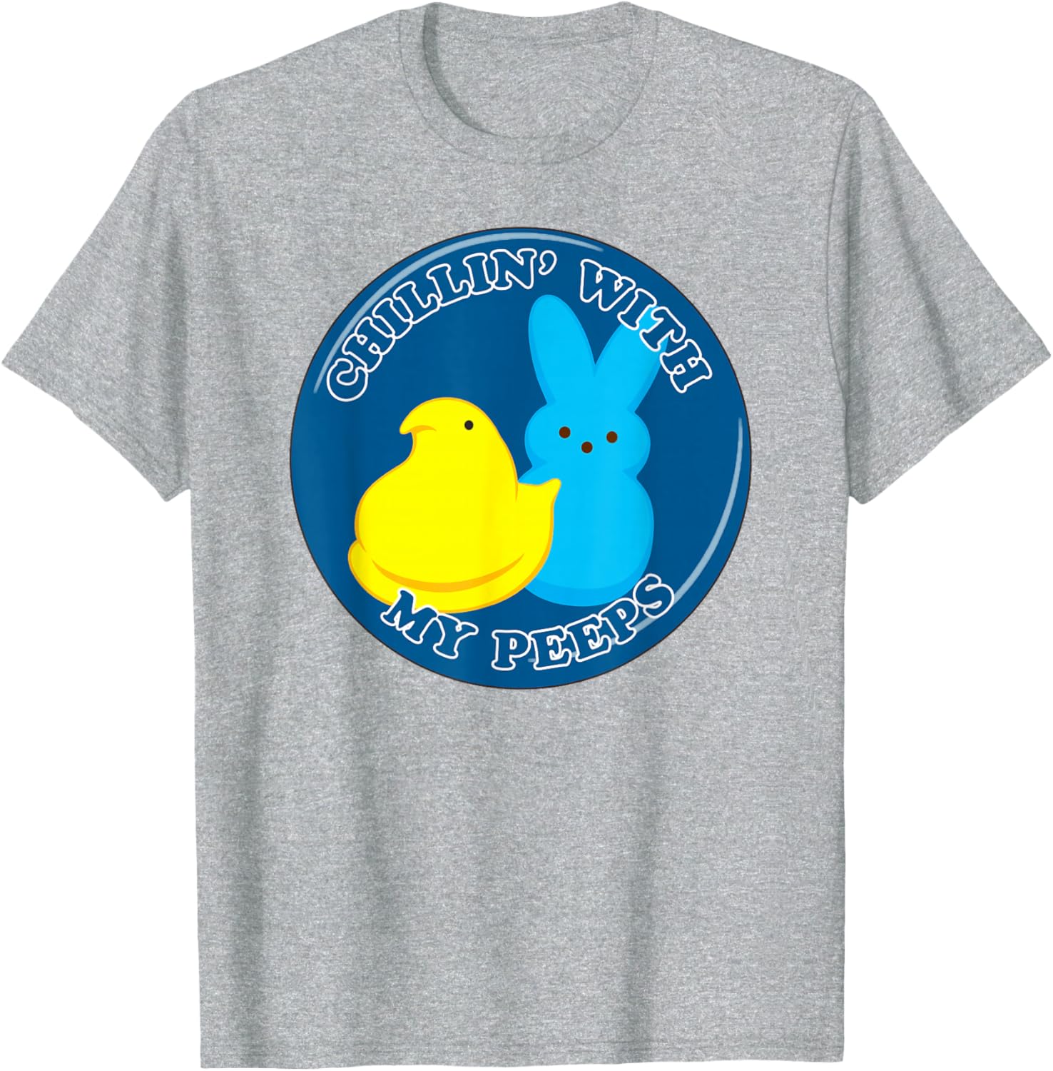 Peeps Easter Chillin' With My Peeps Classic Duo T-Shirt for Fun Celebrations - 10
