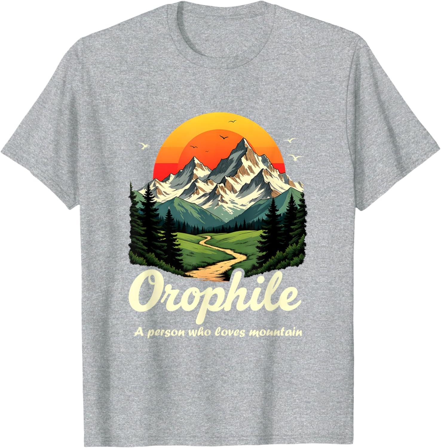 Mountain Lover T-Shirt for Outdoorsy Orophiles - Nature Gift Idea - 14