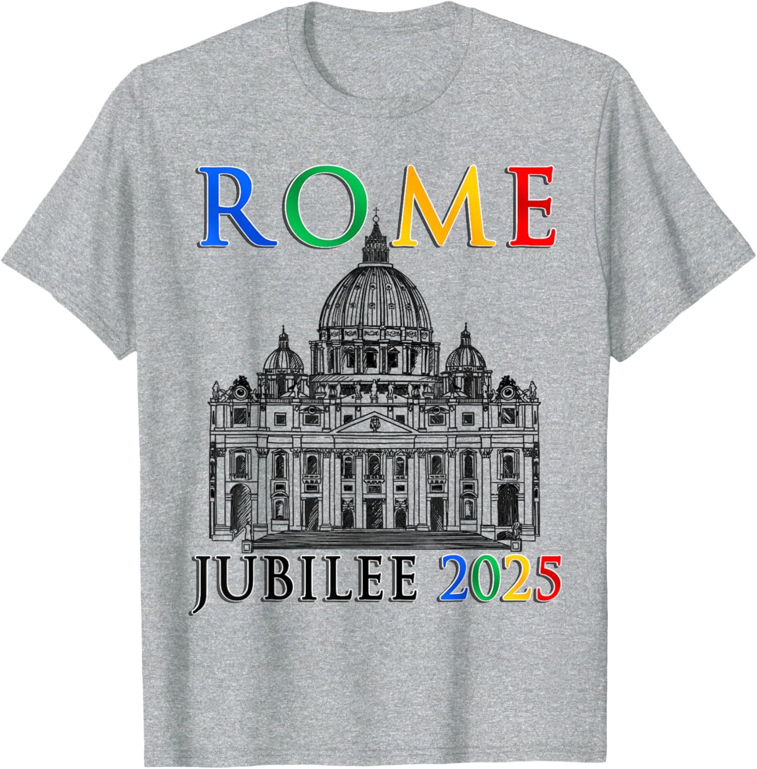 Rome Jubilee Pilgrims of Hope 2025 Vatican T-Shirt for Faithful Travelers - 12