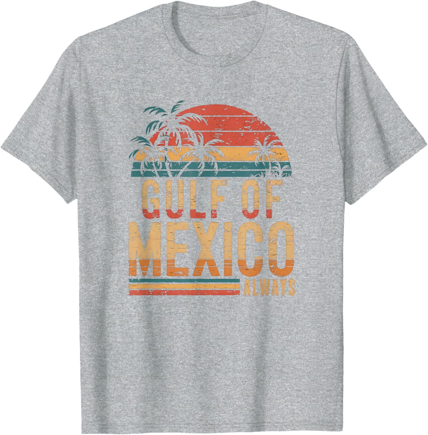 Retro Vintage Gulf of Mexico T-Shirt for Casual Comfort and Style - 14